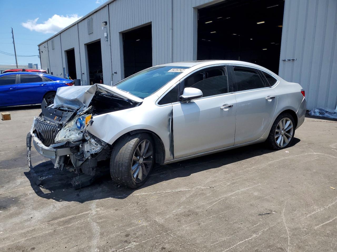 2014 Buick Verano Convenience Silver vin: 1G4PR5SK4E4179400