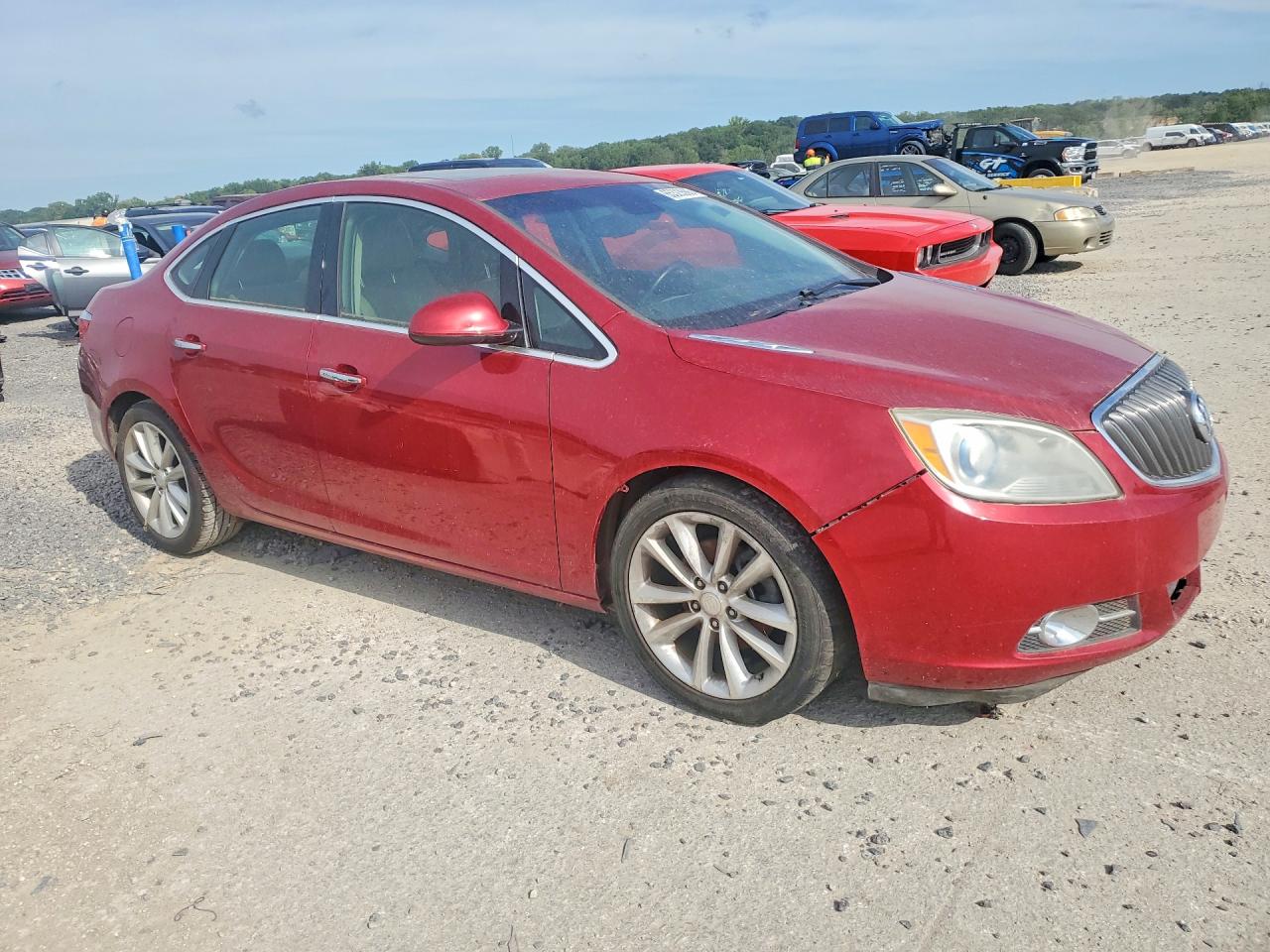 2012 Buick Verano Convenience Red vin: 1G4PR5SK5C4136956