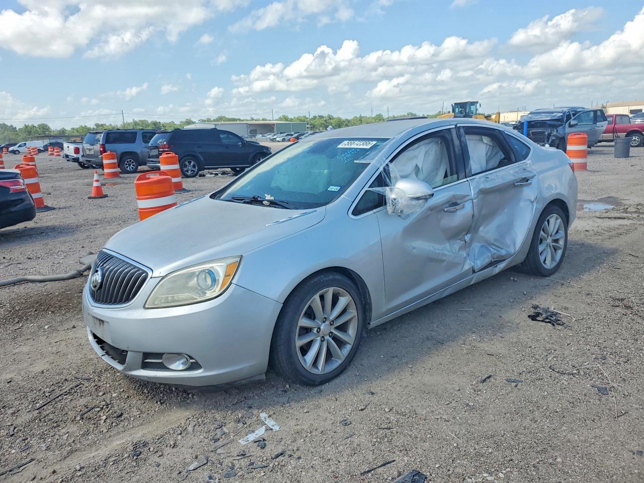 2013 Buick Verano Convenience Silver vin: 1G4PR5SK5D4187391