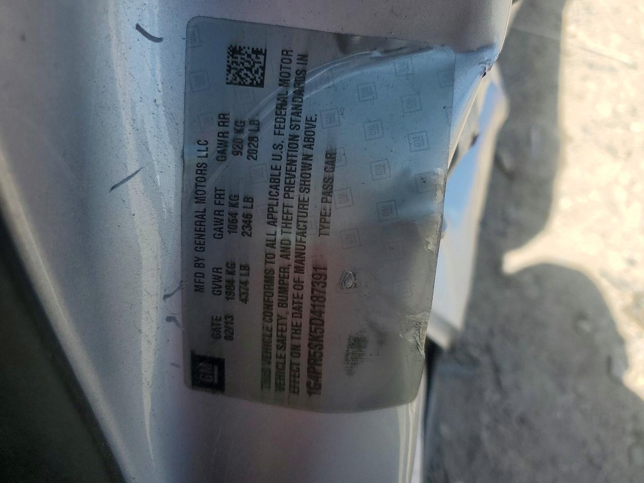 2013 Buick Verano Convenience Silver vin: 1G4PR5SK5D4187391