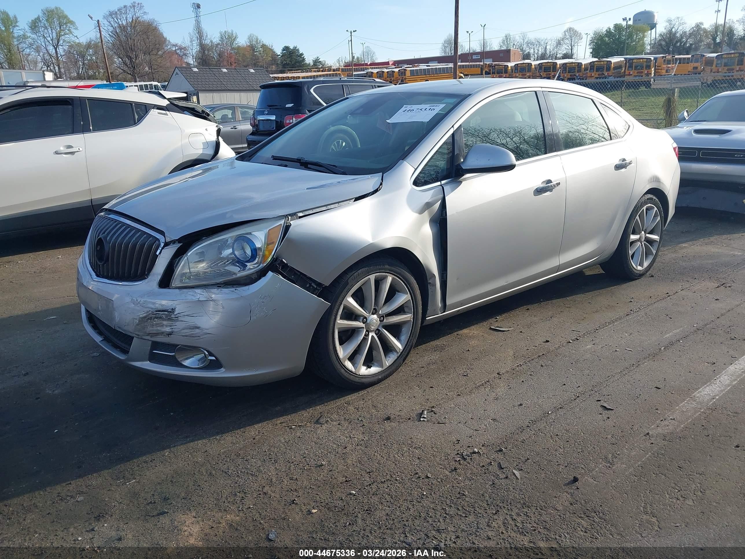 2014 Buick Verano Convenience Group Silver vin: 1G4PR5SK5E4101269