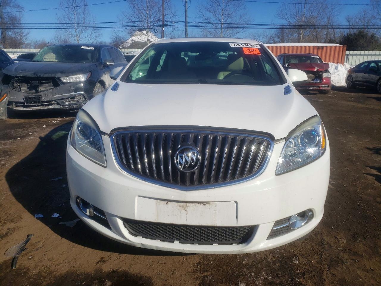 2014 Buick Verano Convenience White vin: 1G4PR5SK5E4122137