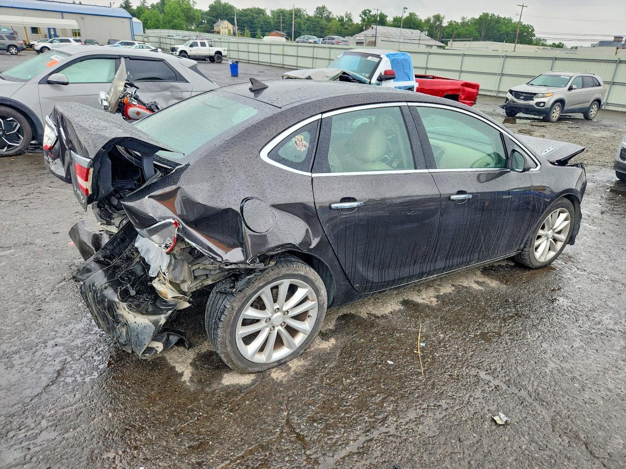 2014 Buick Verano Convenience Gray vin: 1G4PR5SK5E4122459