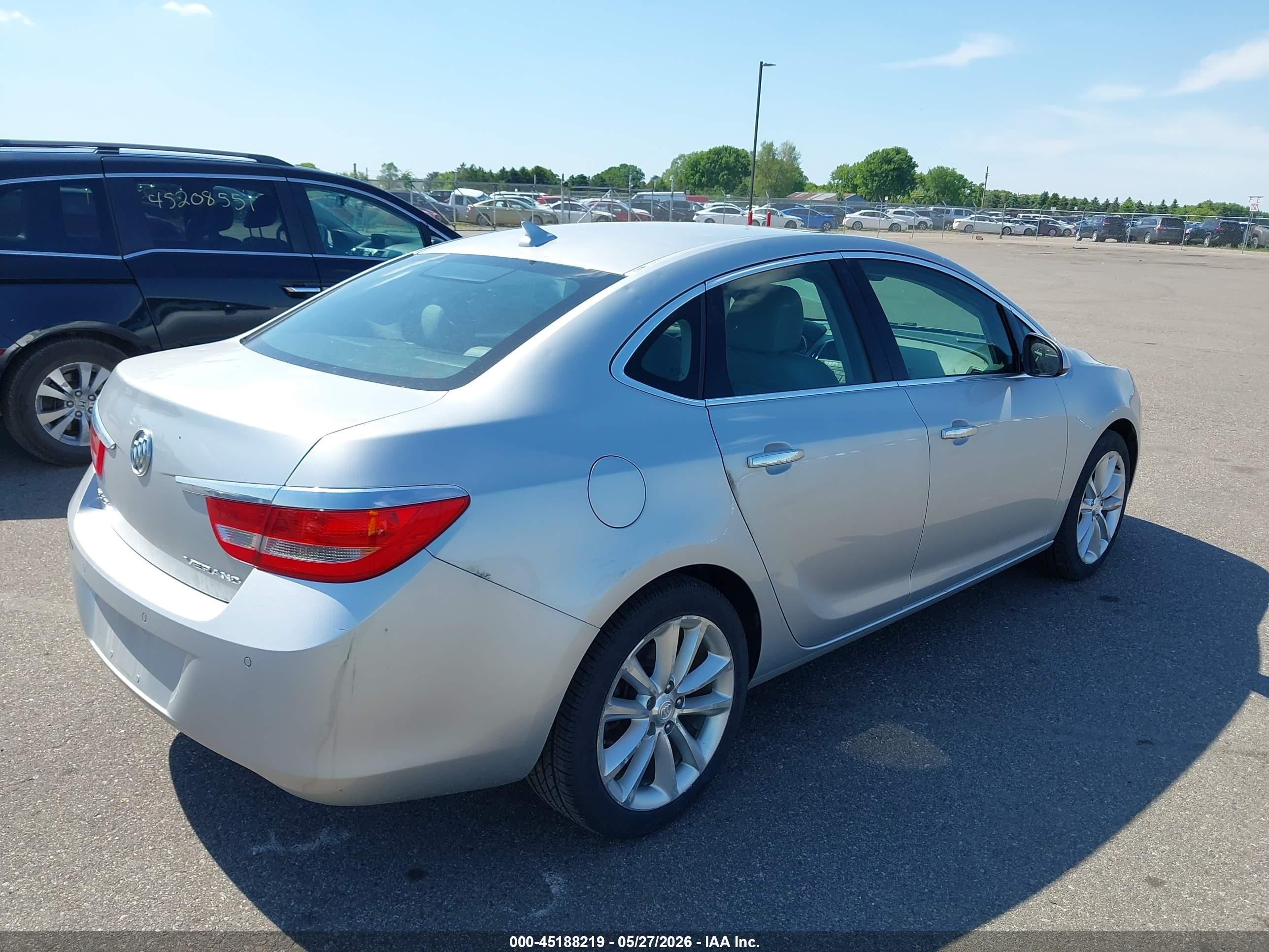 2014 Buick Verano Convenience Group Silver vin: 1G4PR5SK5E4176070