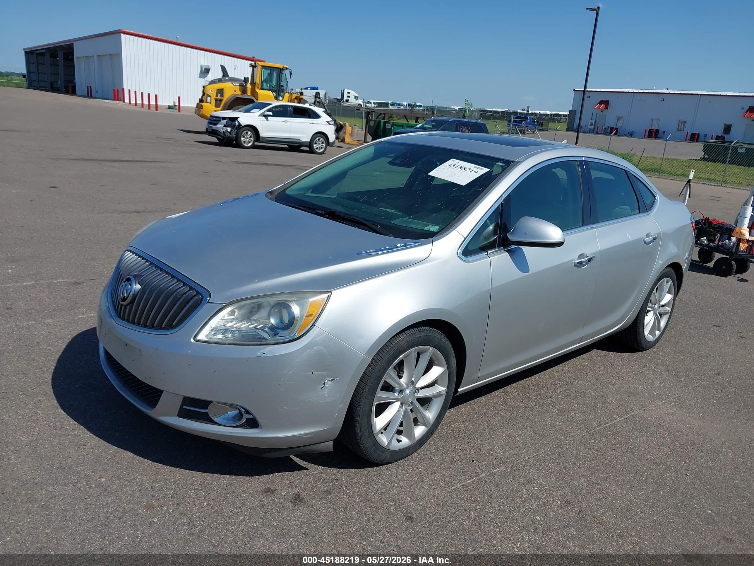 2014 Buick Verano Convenience Group Silver vin: 1G4PR5SK5E4176070