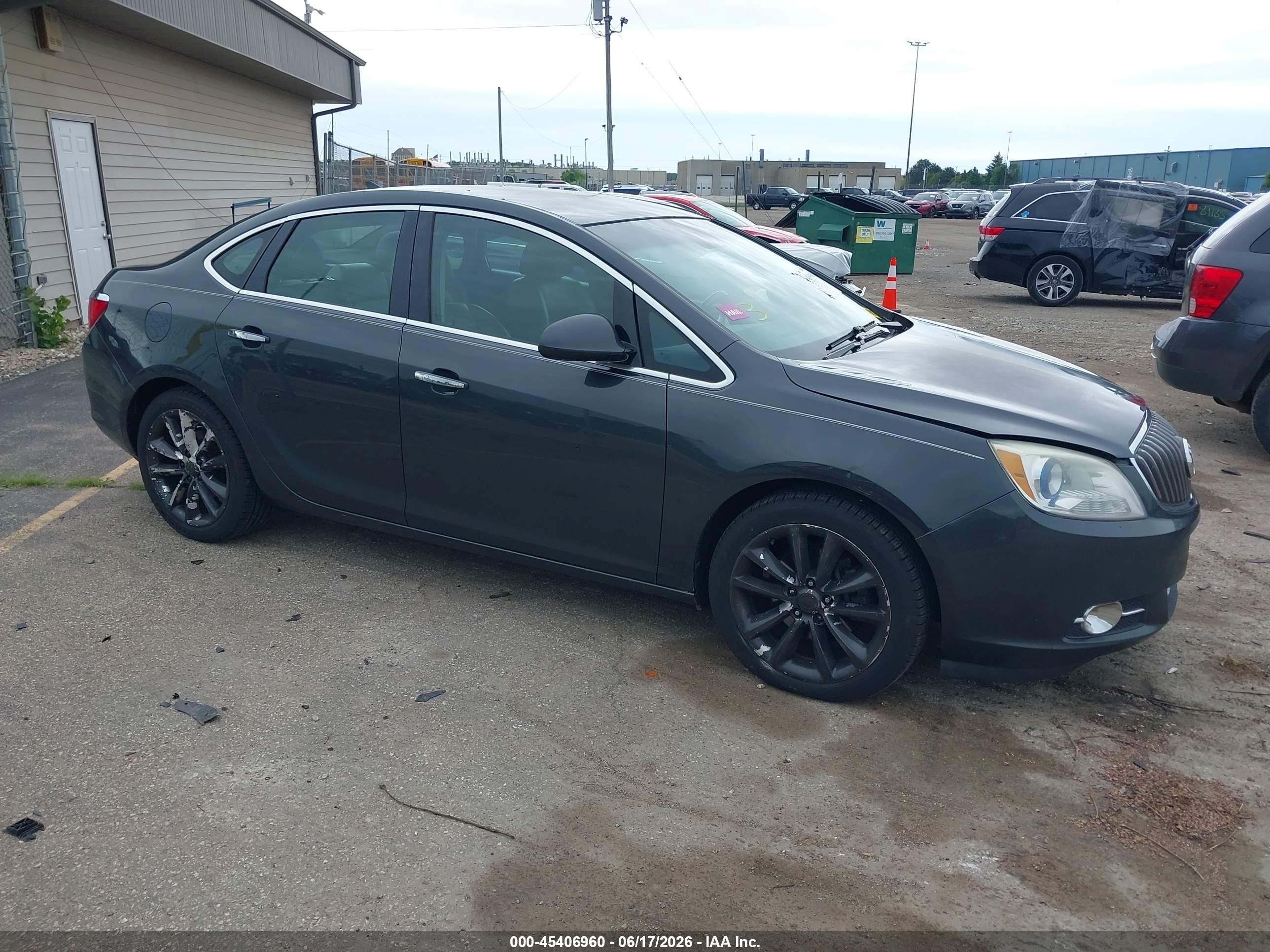 2014 Buick Verano Convenience Group Gray vin: 1G4PR5SK5E4209892