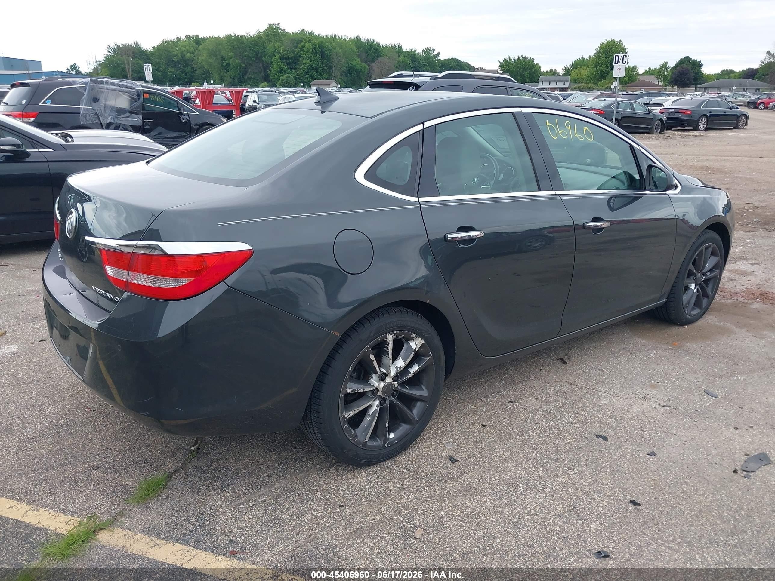 2014 Buick Verano Convenience Group Gray vin: 1G4PR5SK5E4209892