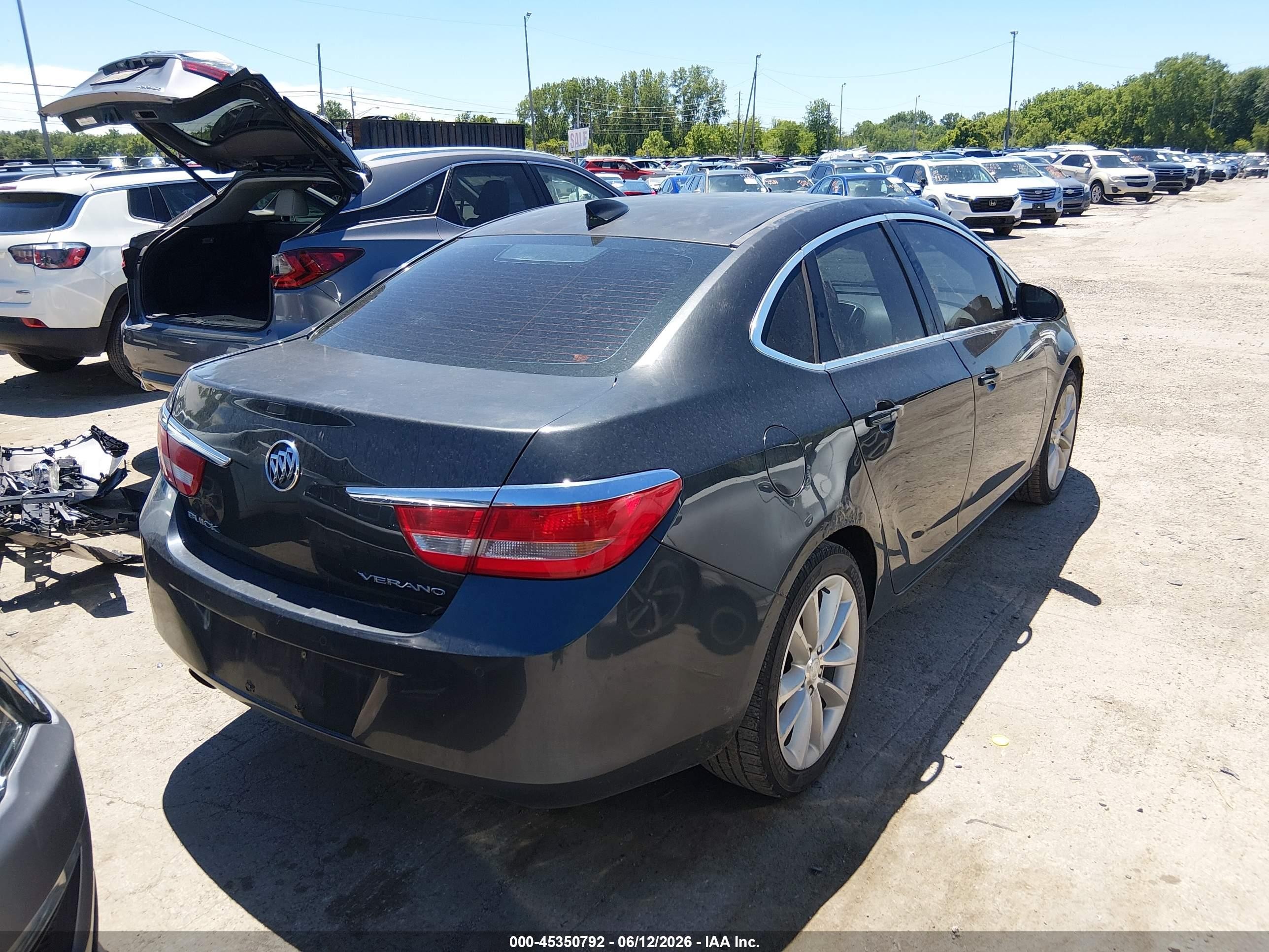 2015 Buick Verano Convenience Group Gray vin: 1G4PR5SK5F4103329