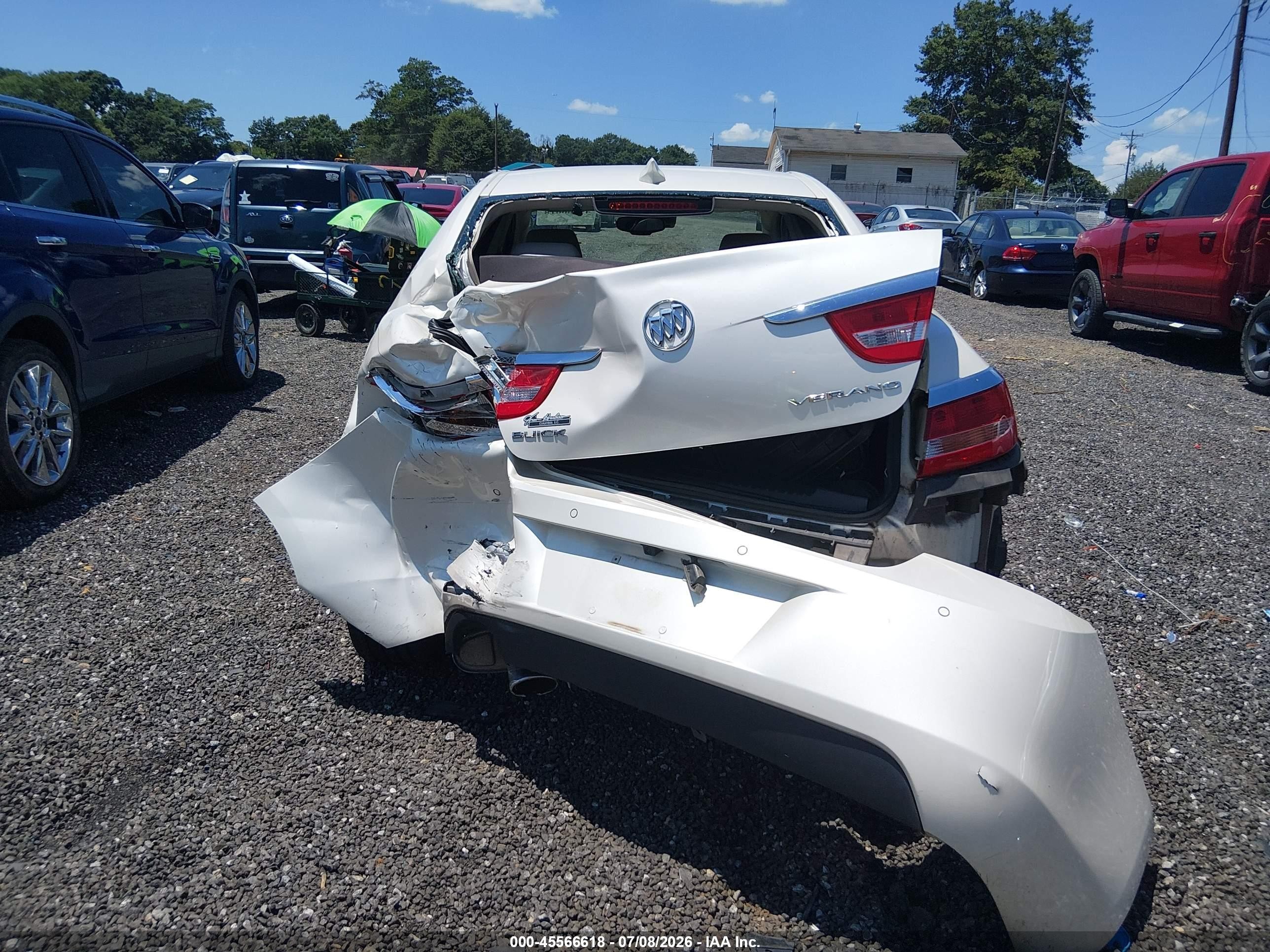 2015 Buick Verano Convenience Group White vin: 1G4PR5SK5F4174854