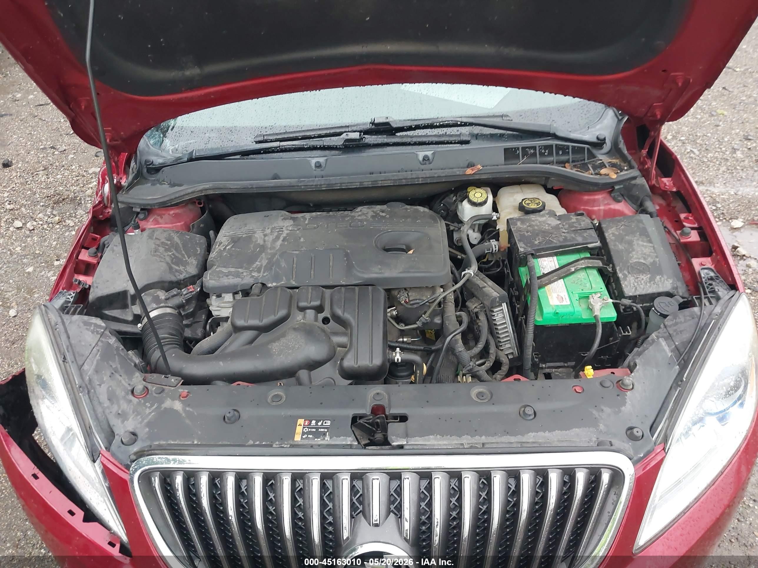 2015 Buick Verano Convenience Group Red vin: 1G4PR5SK5F4188124
