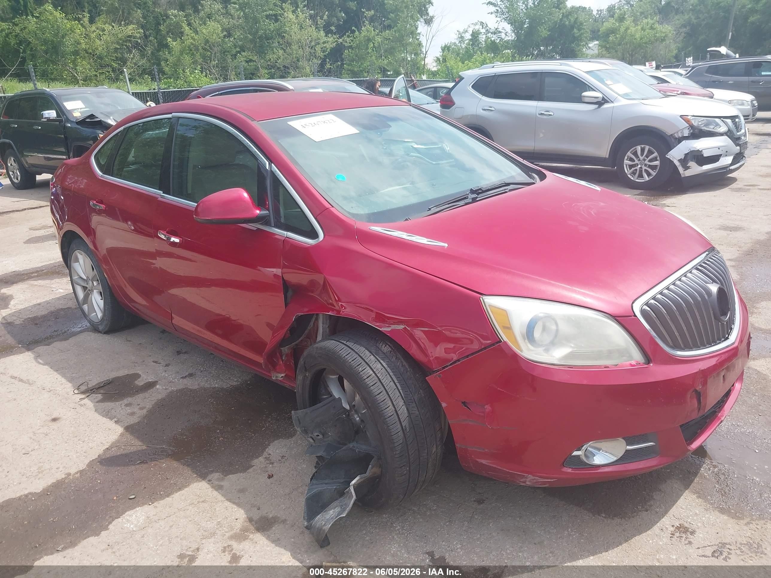 2012 Buick Verano Convenience Group Red vin: 1G4PR5SK6C4172803