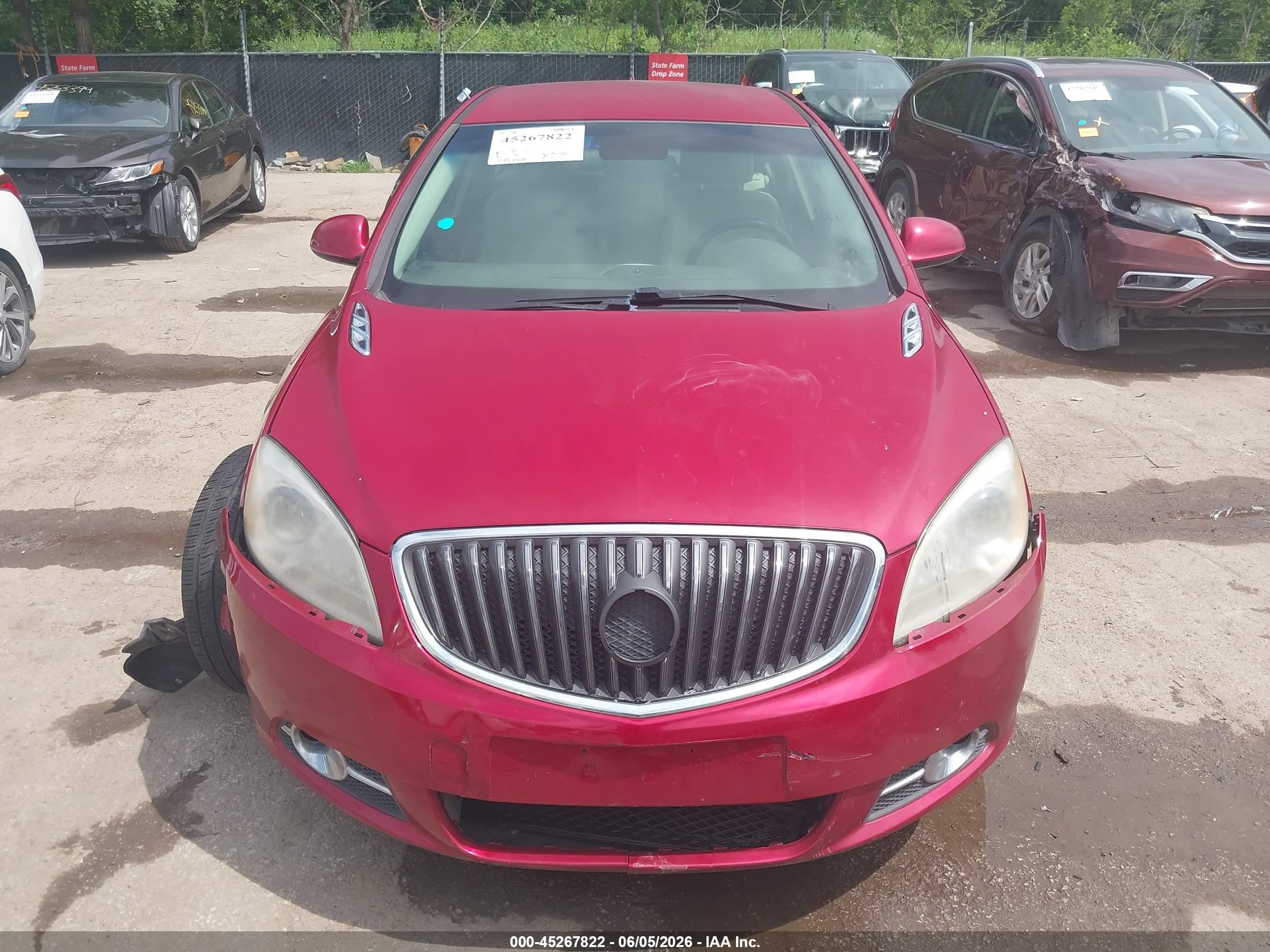 2012 Buick Verano Convenience Group Red vin: 1G4PR5SK6C4172803