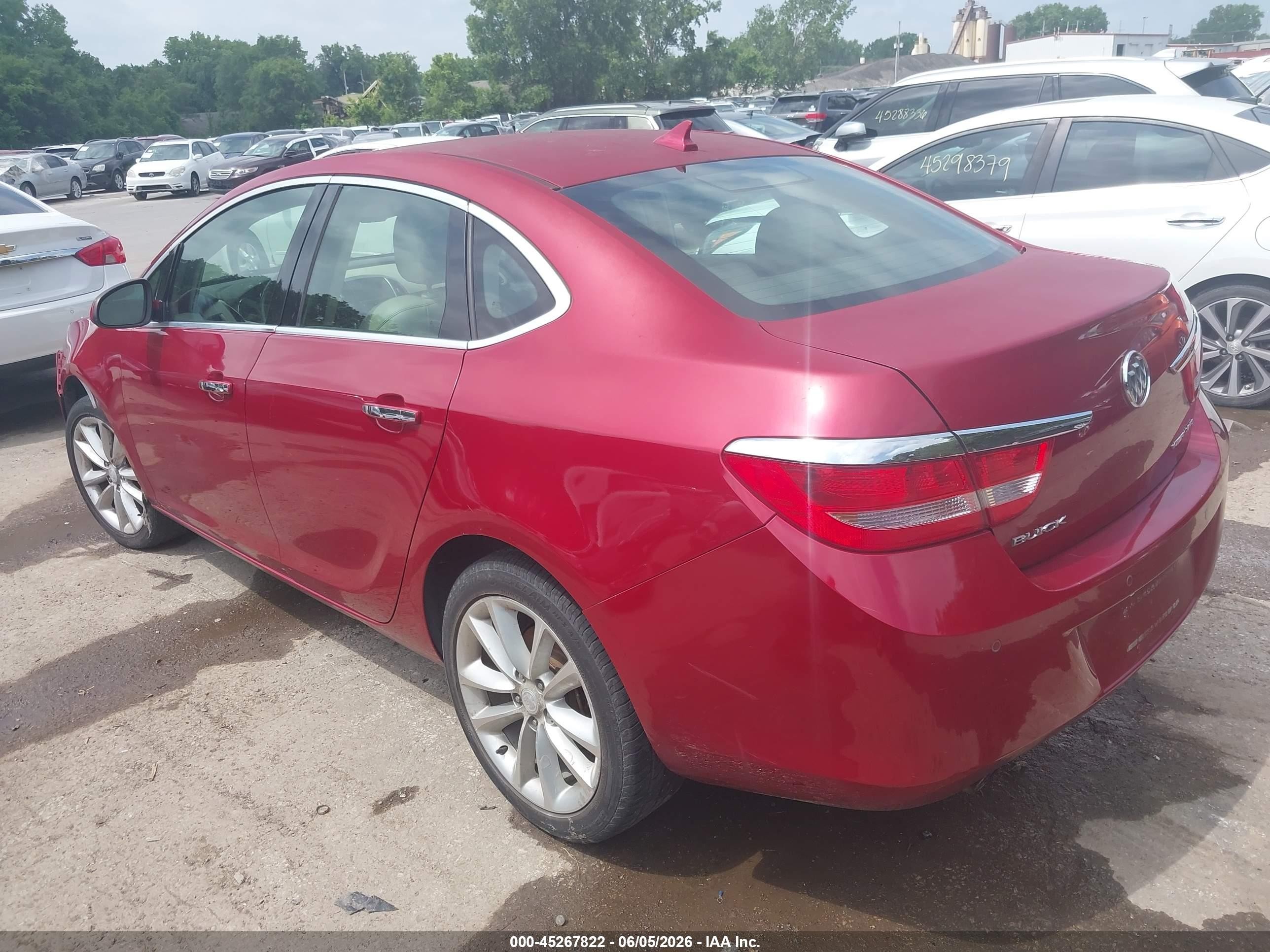 2012 Buick Verano Convenience Group Red vin: 1G4PR5SK6C4172803