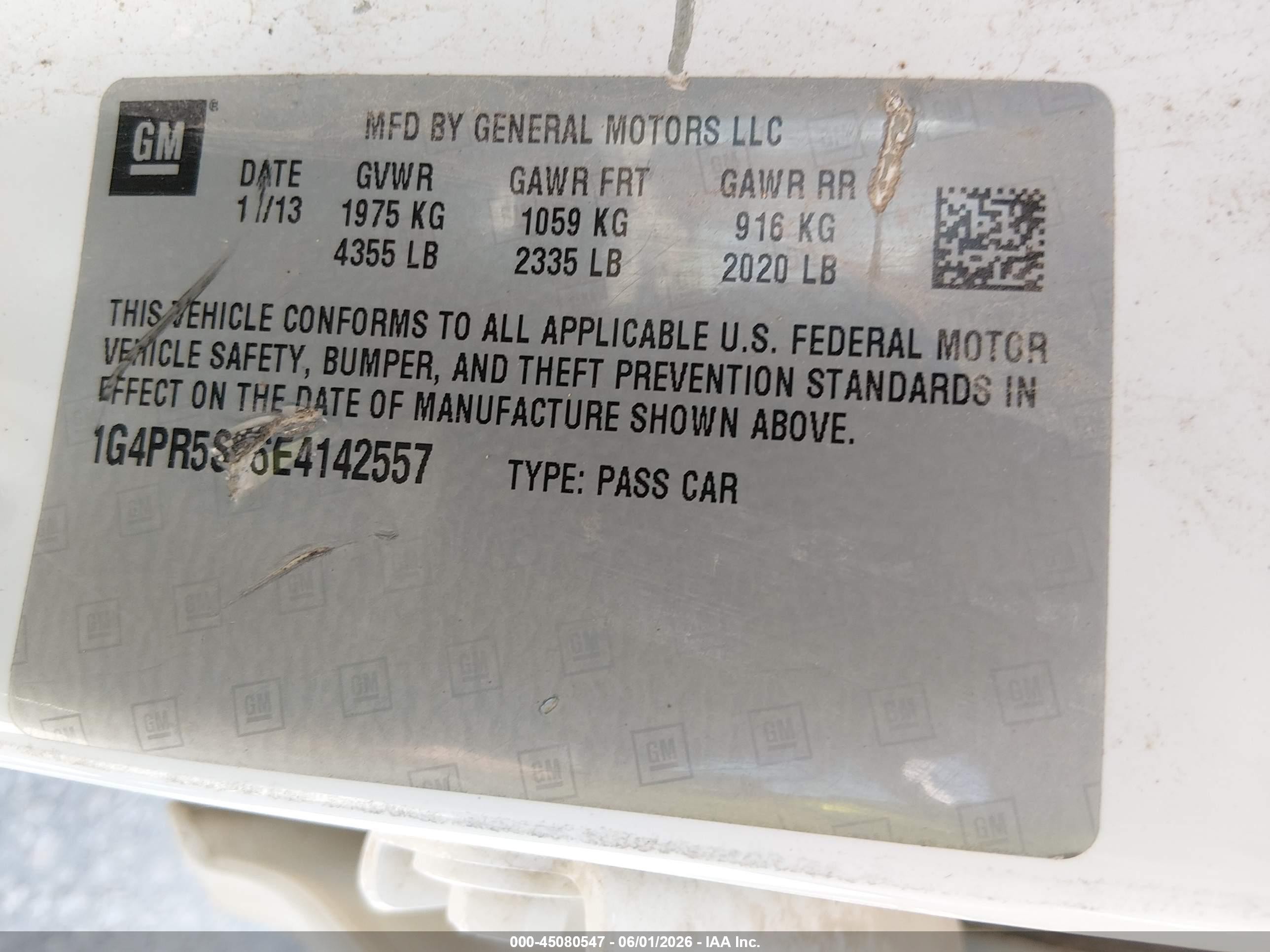 2014 Buick Verano Convenience Group Champagne vin: 1G4PR5SK6E4142557