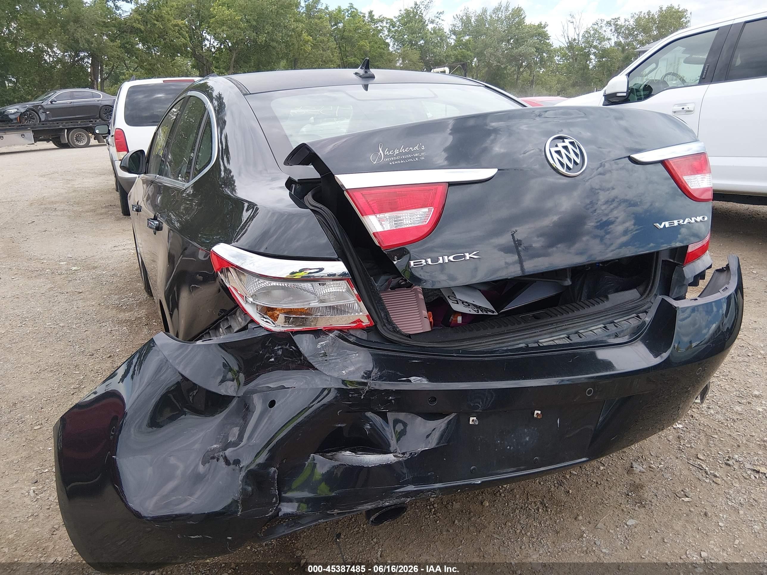2014 Buick Verano Convenience Group Black vin: 1G4PR5SK6E4169189