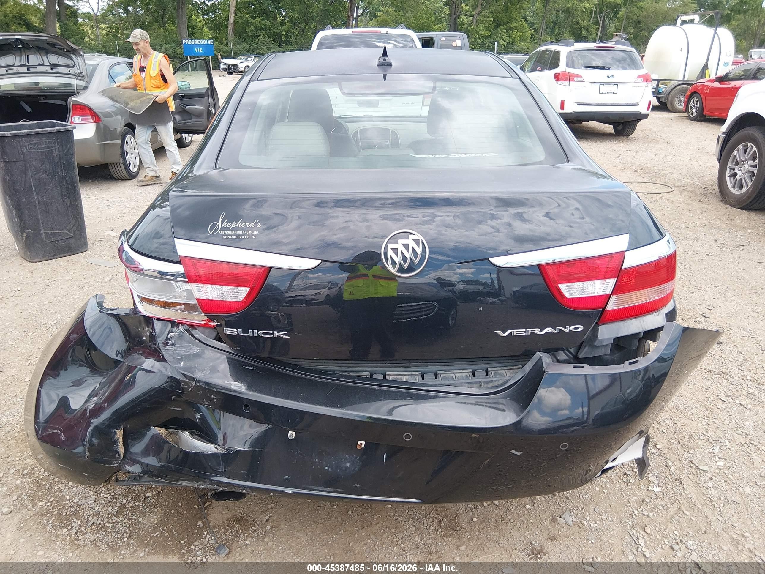 2014 Buick Verano Convenience Group Black vin: 1G4PR5SK6E4169189