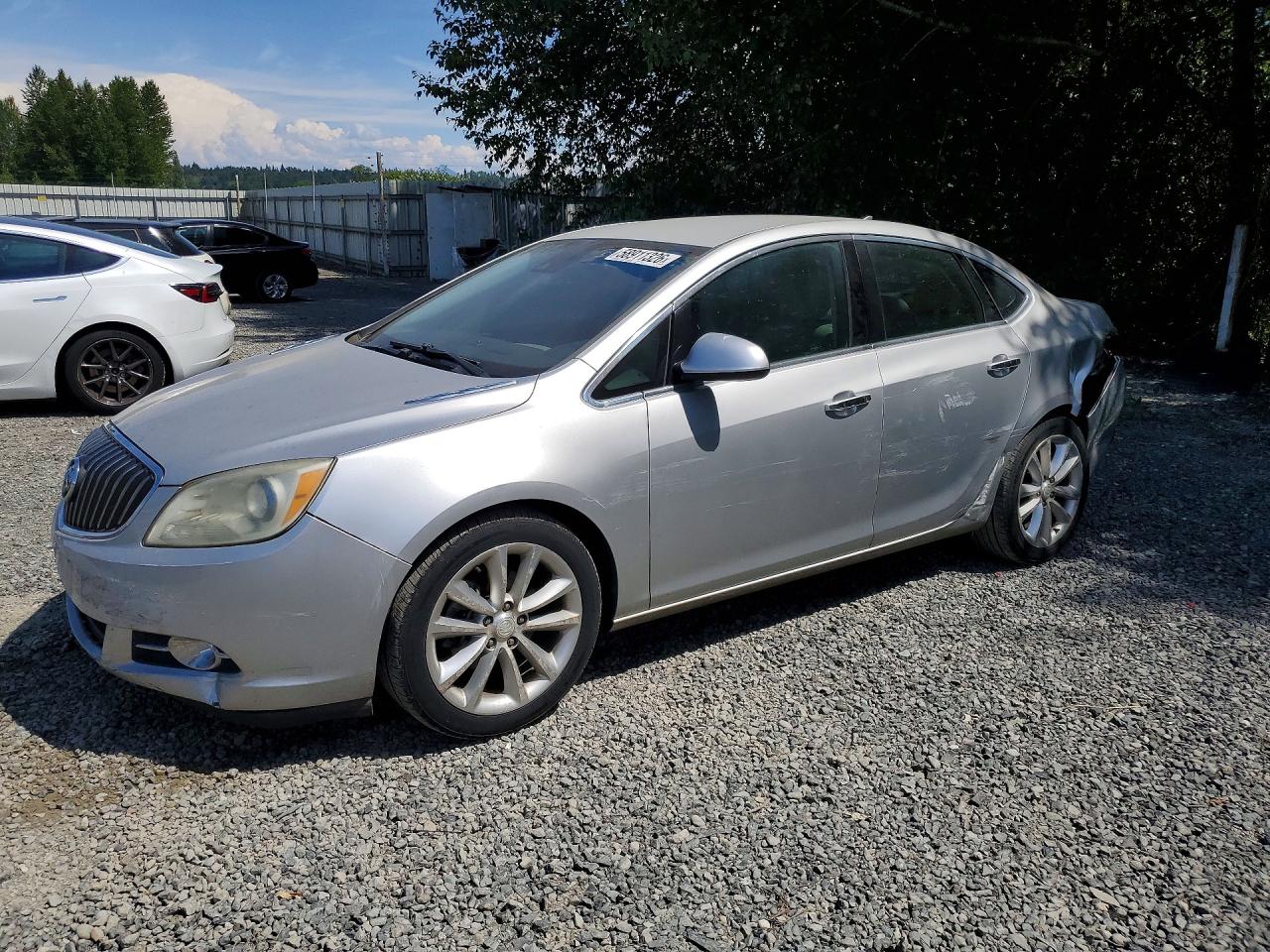 2014 Buick Verano Convenience Серебряный vin: 1G4PR5SK6E4175641