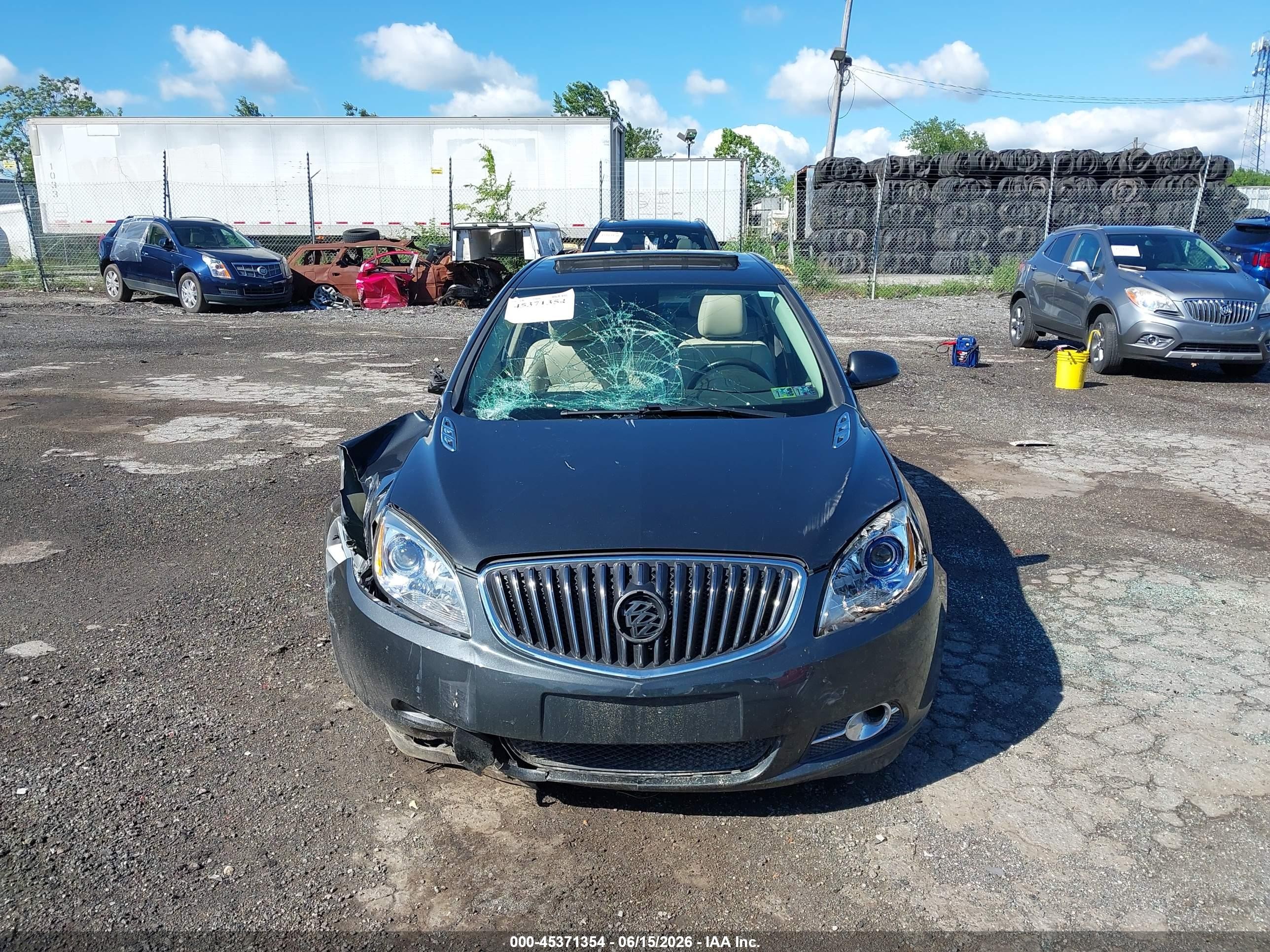2014 Buick Verano Convenience Group Gray vin: 1G4PR5SK6E4231920