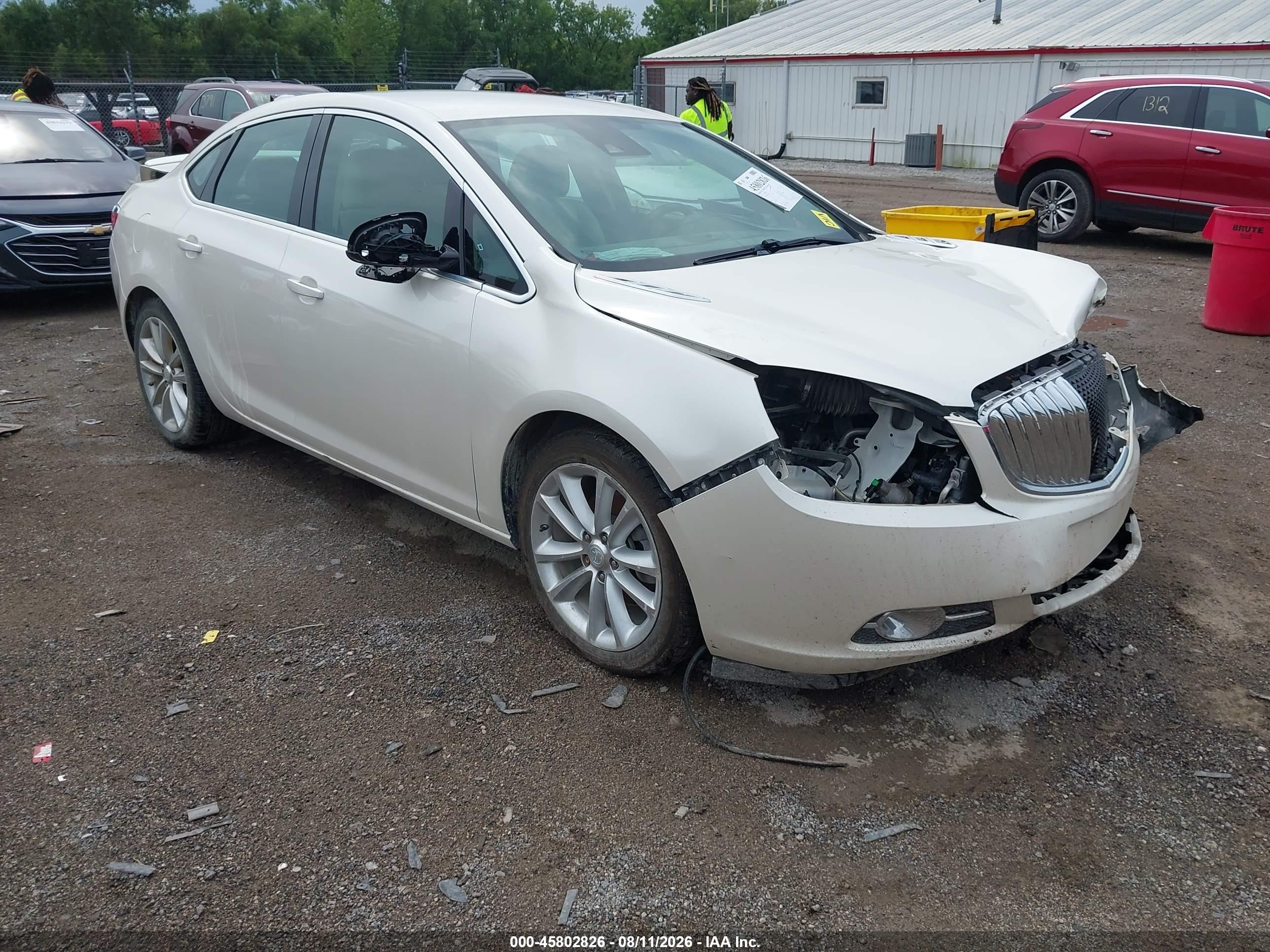 2015 Buick Verano Convenience Group Белый vin: 1G4PR5SK6F4162485