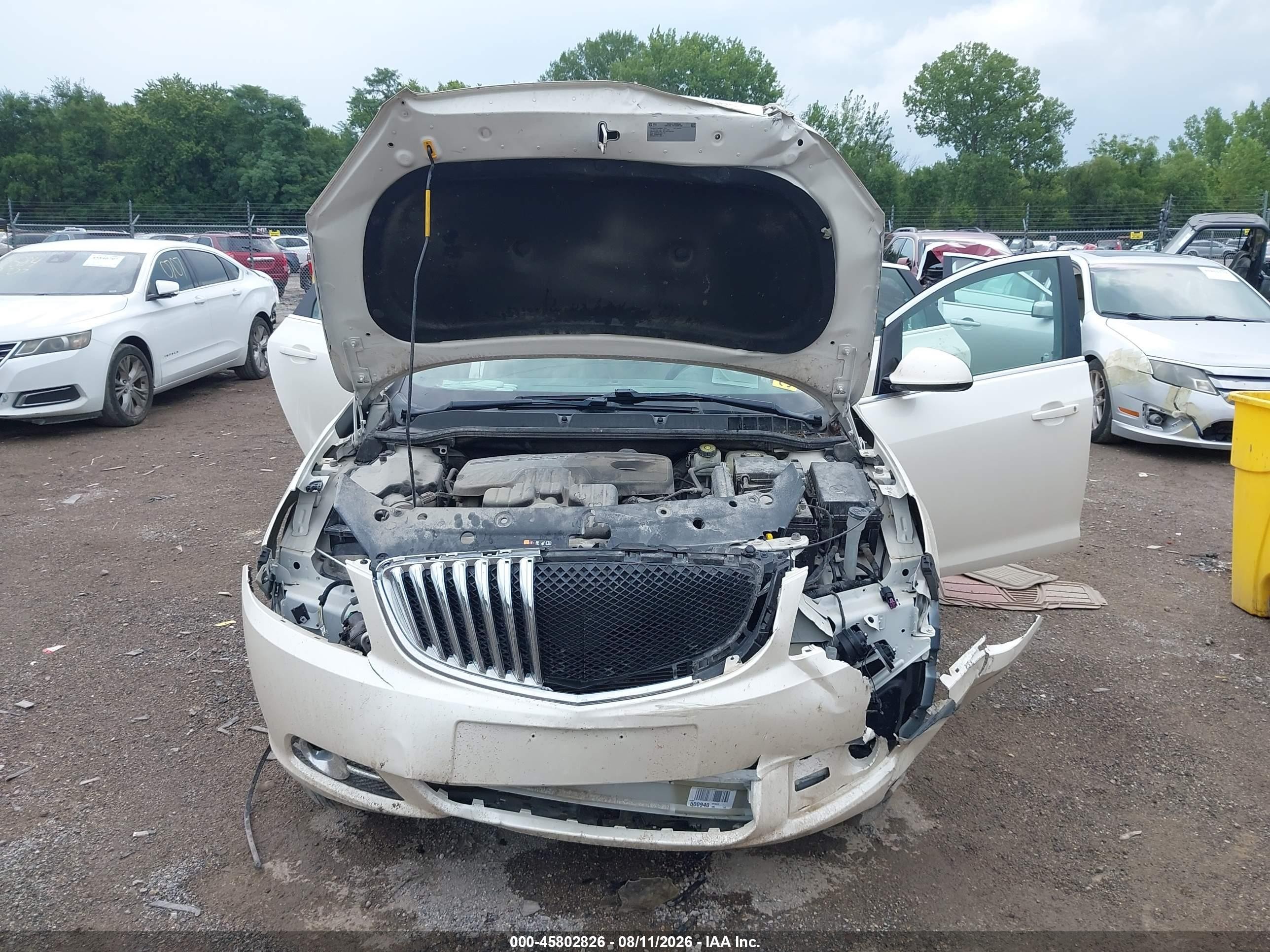 2015 Buick Verano Convenience Group Белый vin: 1G4PR5SK6F4162485
