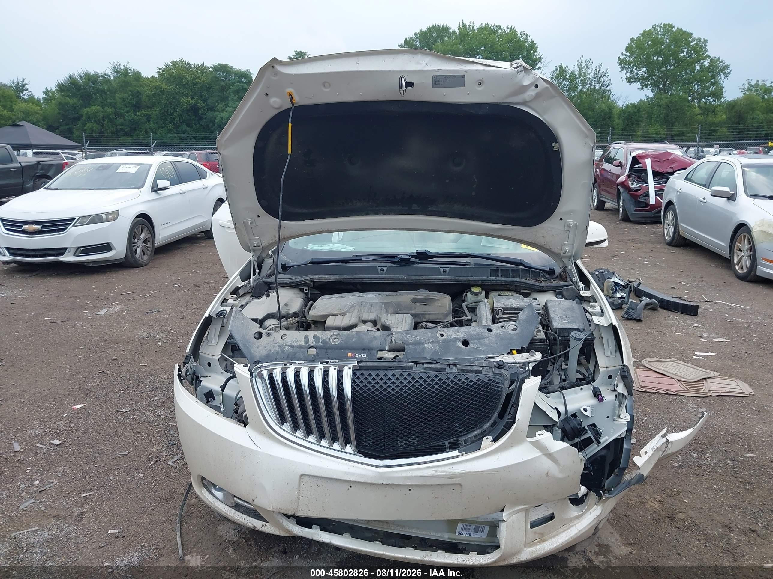 2015 Buick Verano Convenience Group Белый vin: 1G4PR5SK6F4162485
