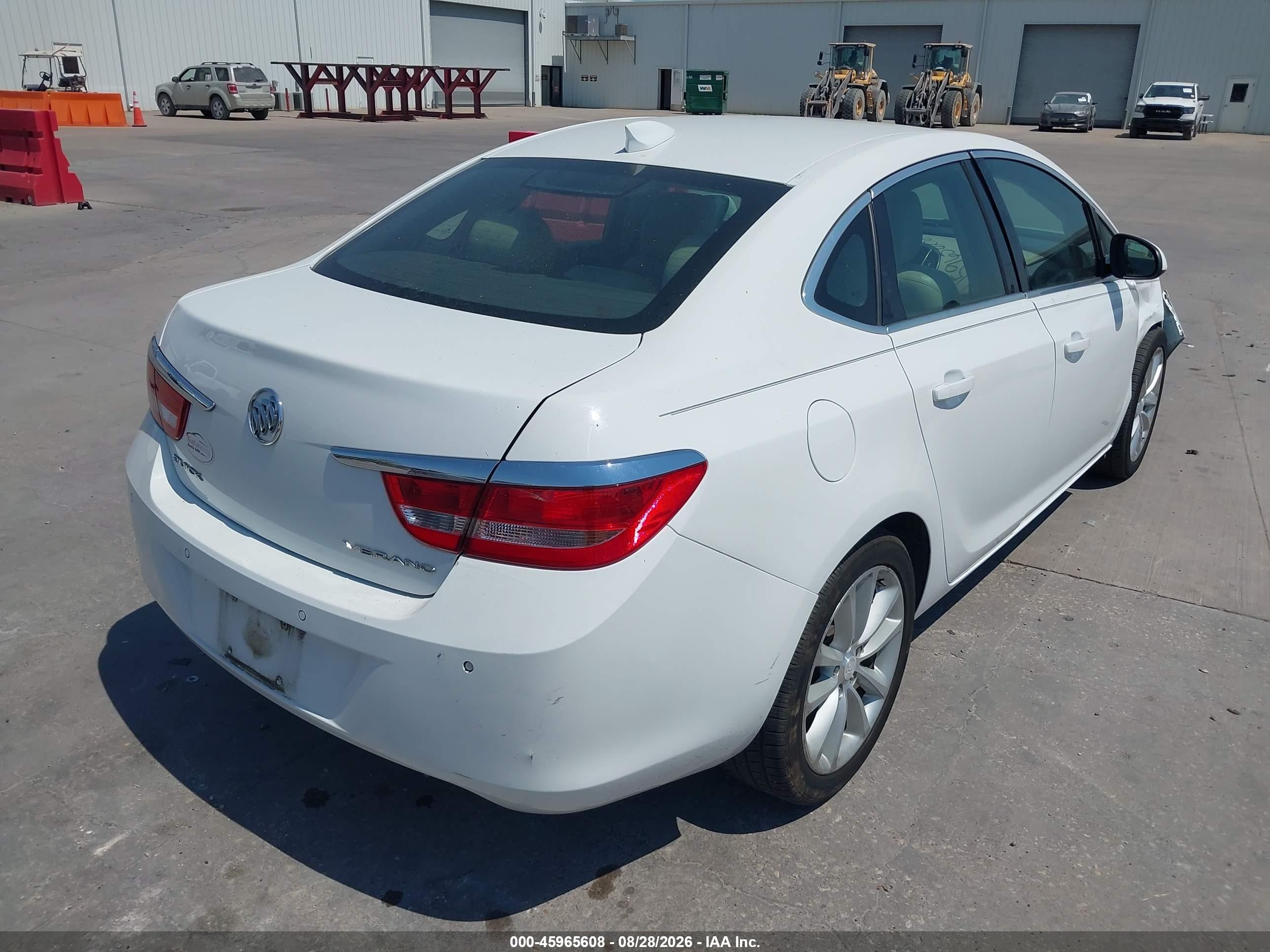 2015 Buick Verano Convenience Group White vin: 1G4PR5SK6F4177746