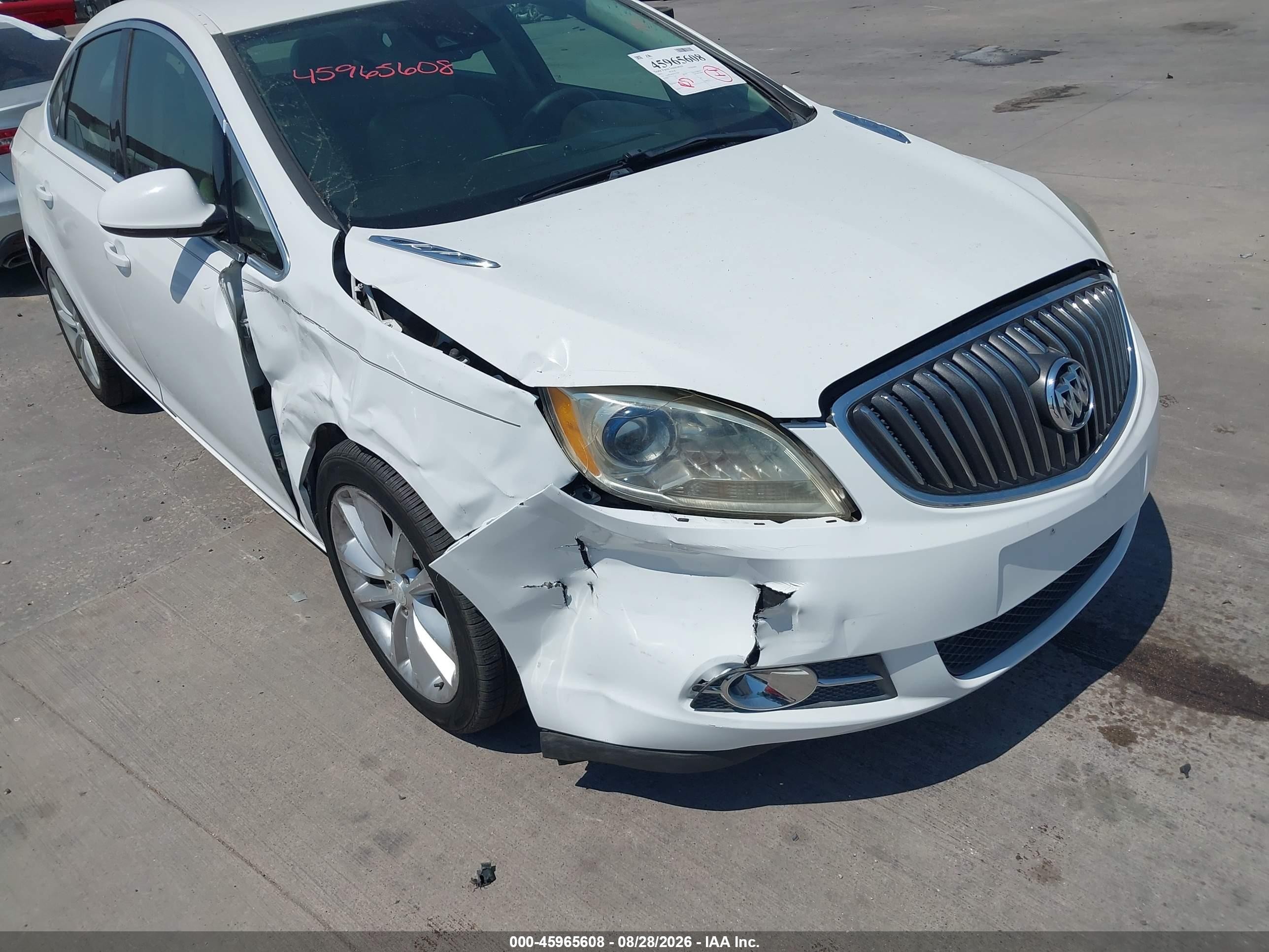 2015 Buick Verano Convenience Group White vin: 1G4PR5SK6F4177746
