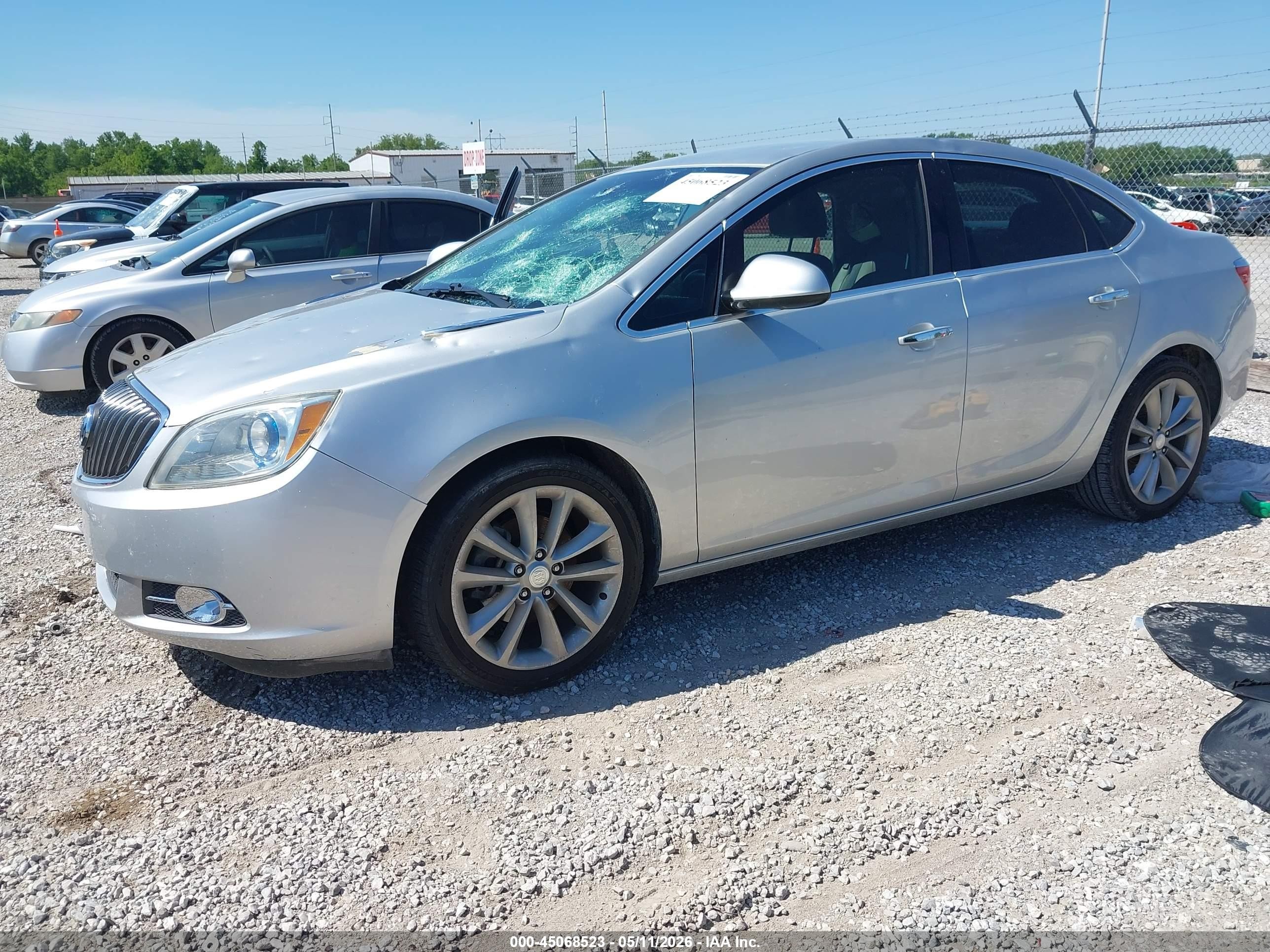 2012 Buick Verano Convenience Group Silver vin: 1G4PR5SK7C4160336