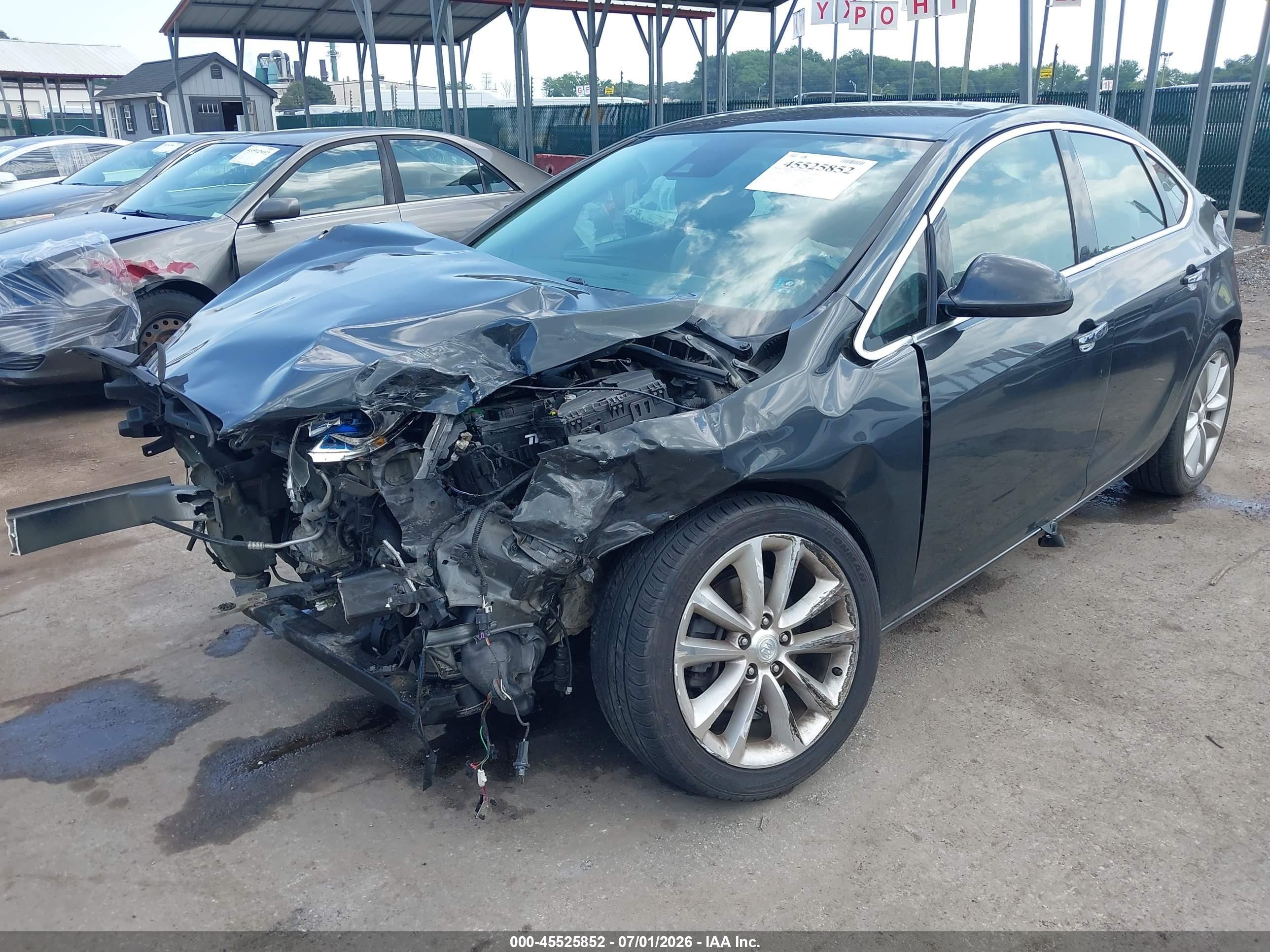 2014 Buick Verano Convenience Group Gray vin: 1G4PR5SK7E4202409
