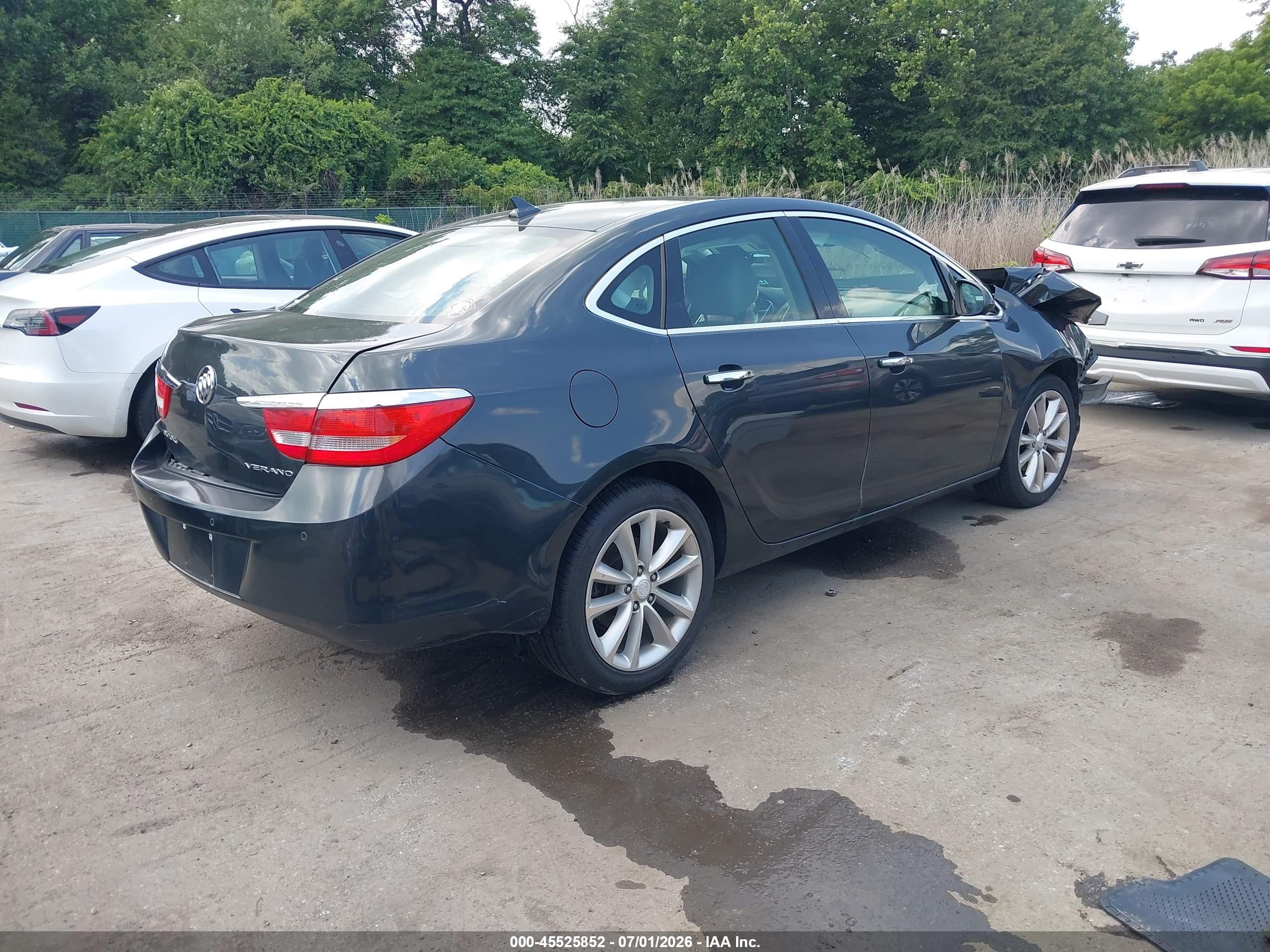 2014 Buick Verano Convenience Group Gray vin: 1G4PR5SK7E4202409