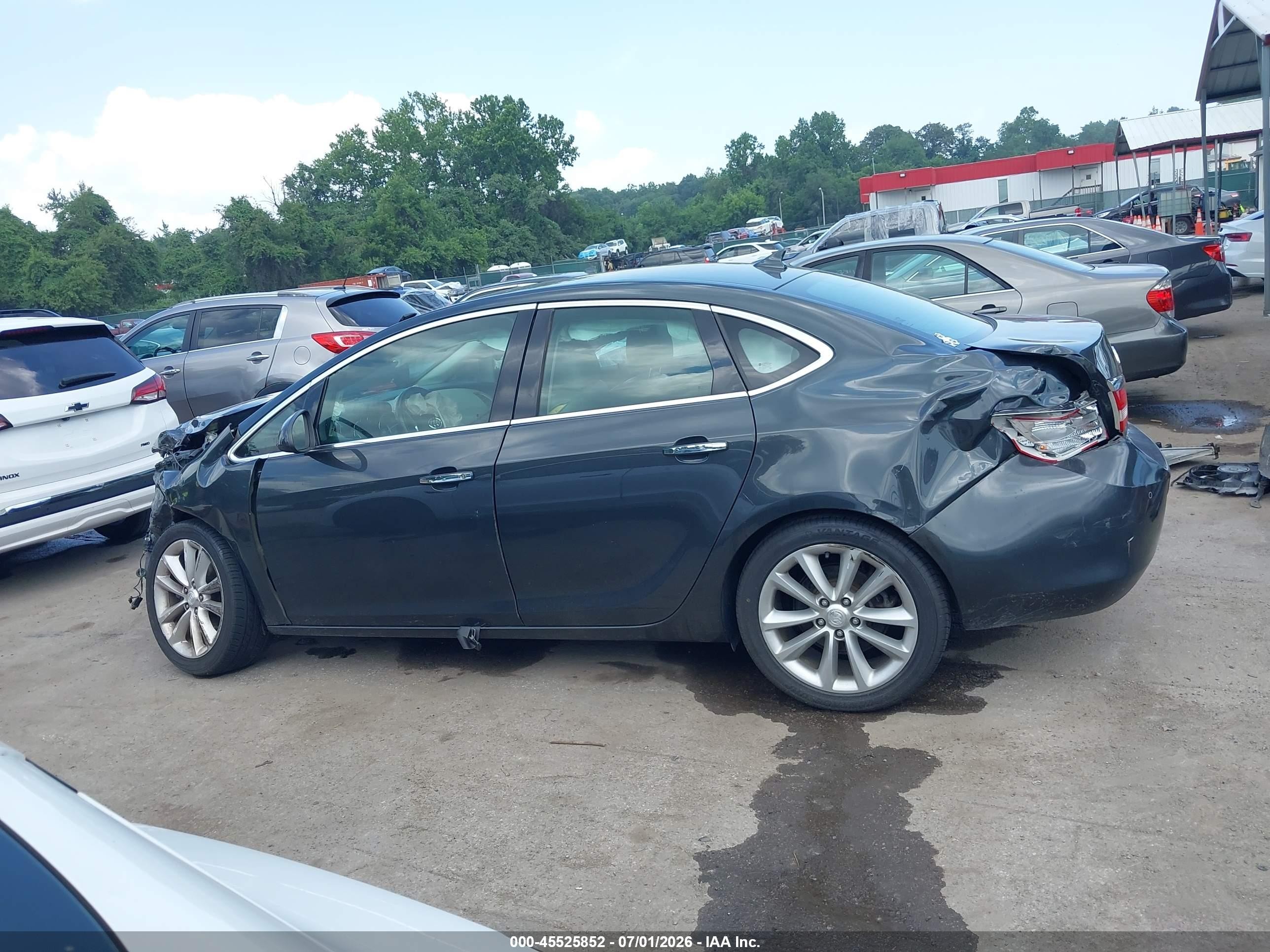 2014 Buick Verano Convenience Group Gray vin: 1G4PR5SK7E4202409