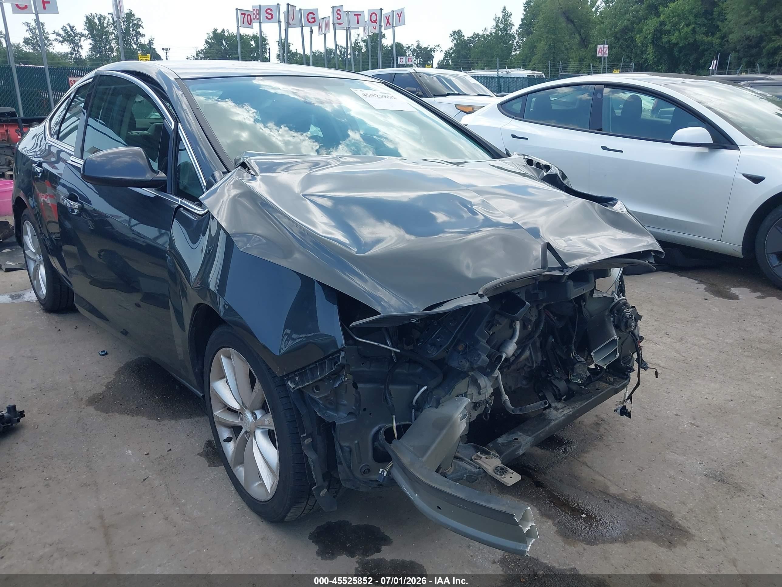 2014 Buick Verano Convenience Group Gray vin: 1G4PR5SK7E4202409