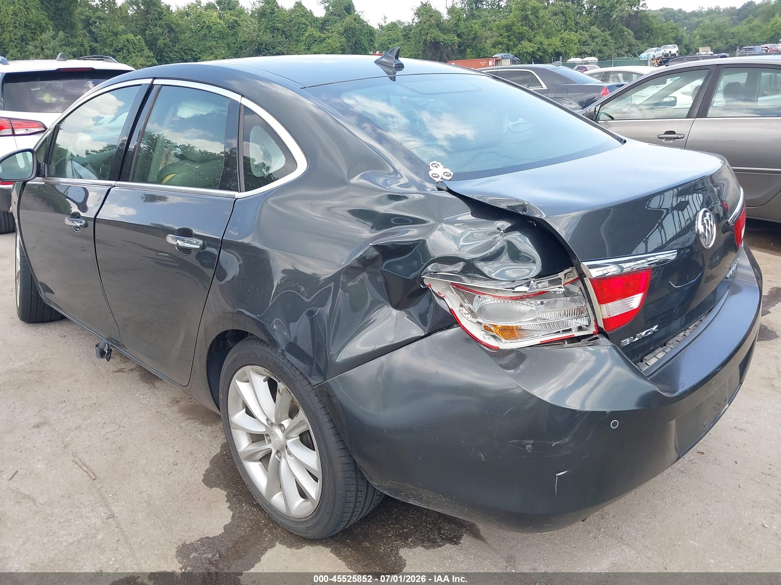 2014 Buick Verano Convenience Group Gray vin: 1G4PR5SK7E4202409