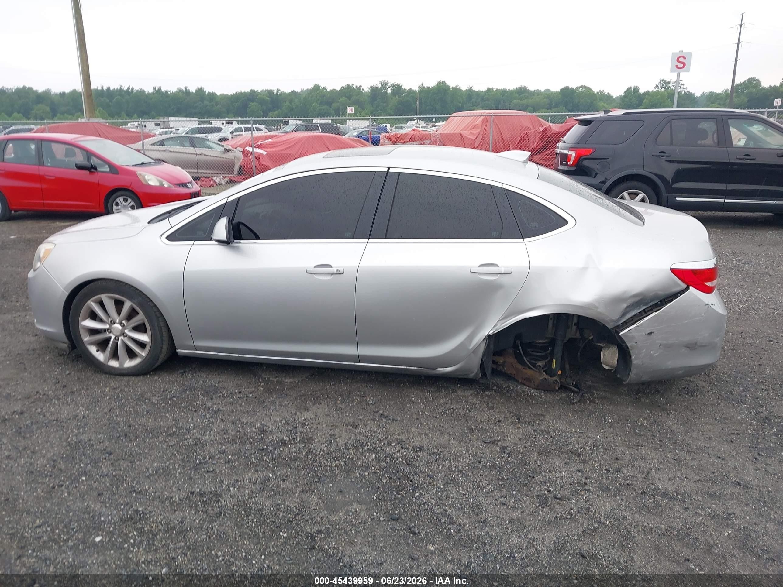 2015 Buick Verano Convenience Group Silver vin: 1G4PR5SK7F4162611
