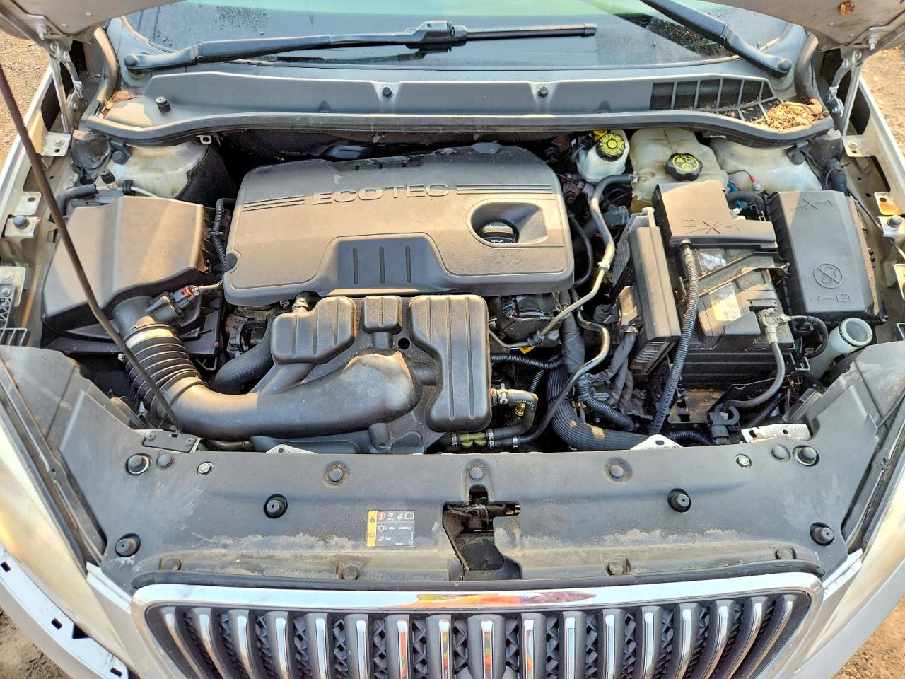 2015 Buick Verano Convenience Silver vin: 1G4PR5SK7F4176637
