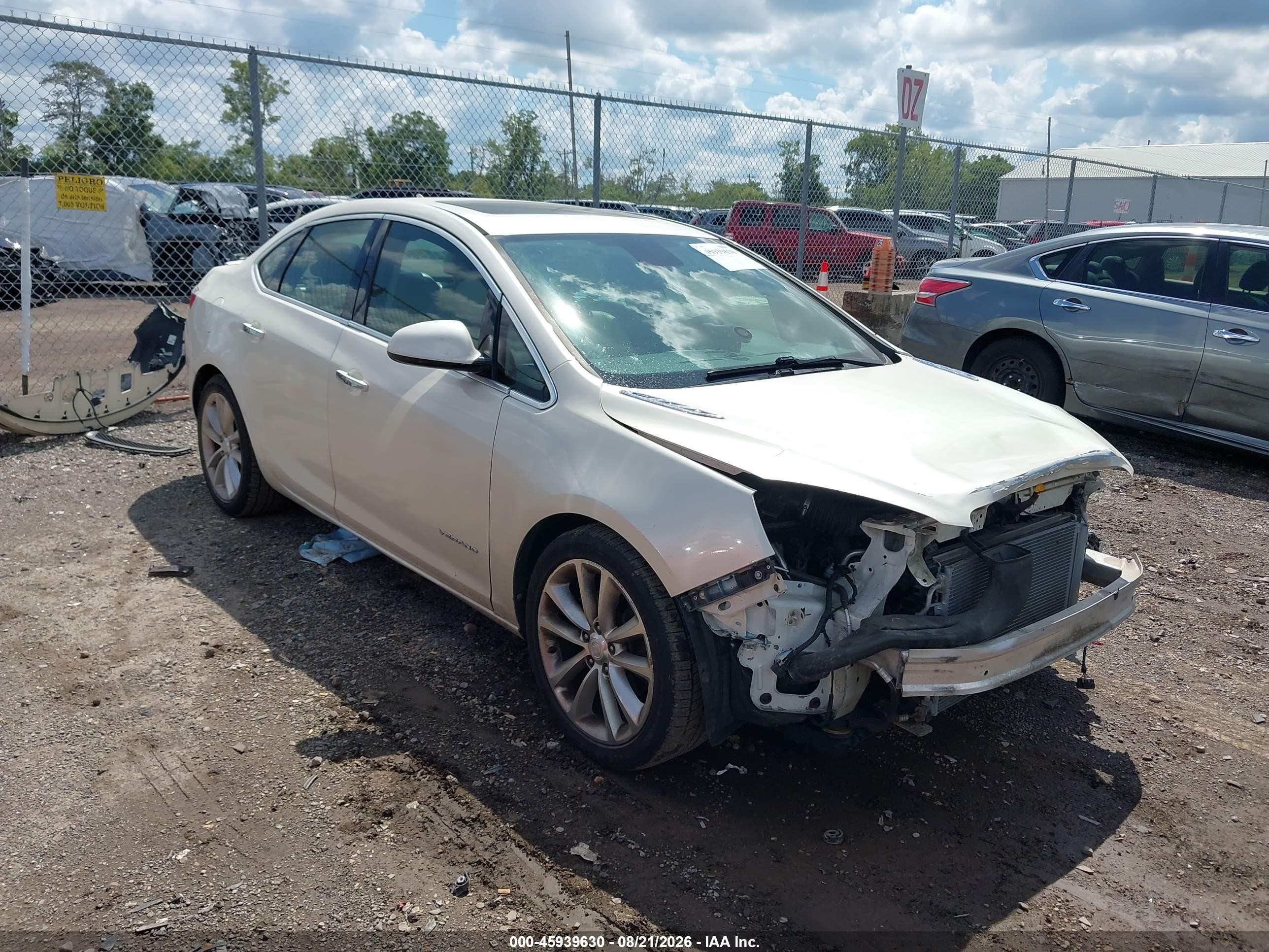 2012 Buick Verano Convenience Group White vin: 1G4PR5SK8C4137938