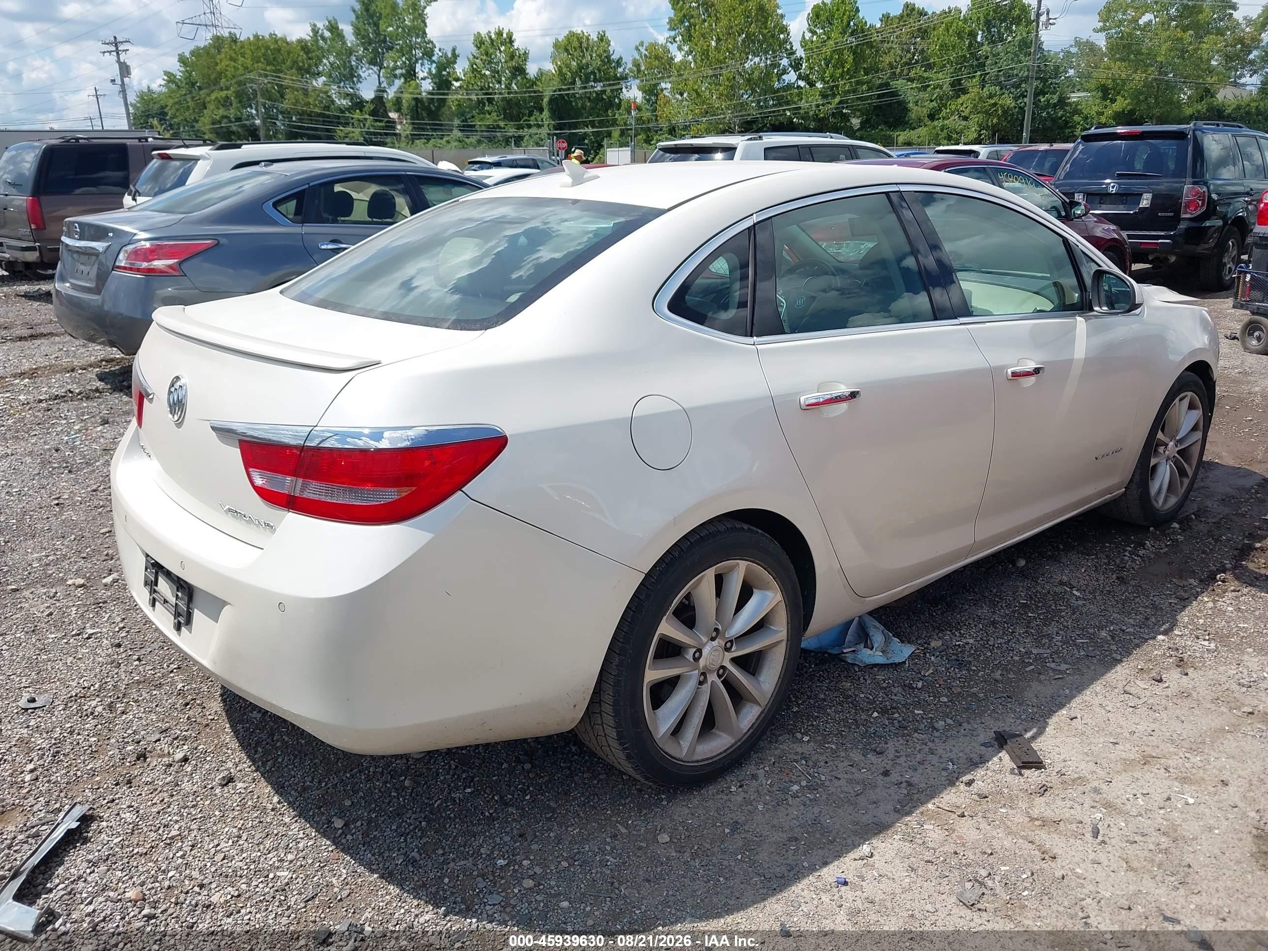 2012 Buick Verano Convenience Group White vin: 1G4PR5SK8C4137938