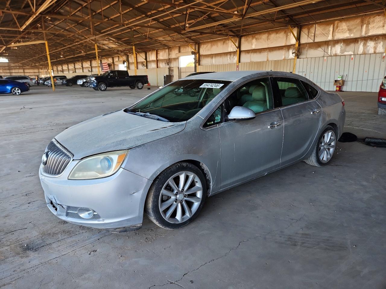 2013 Buick Verano Convenience Silver vin: 1G4PR5SK8D4130893