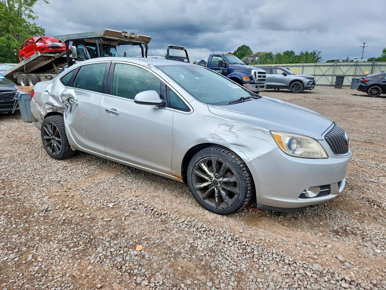 2014 Buick Verano Convenience Silver vin: 1G4PR5SK8E4103517