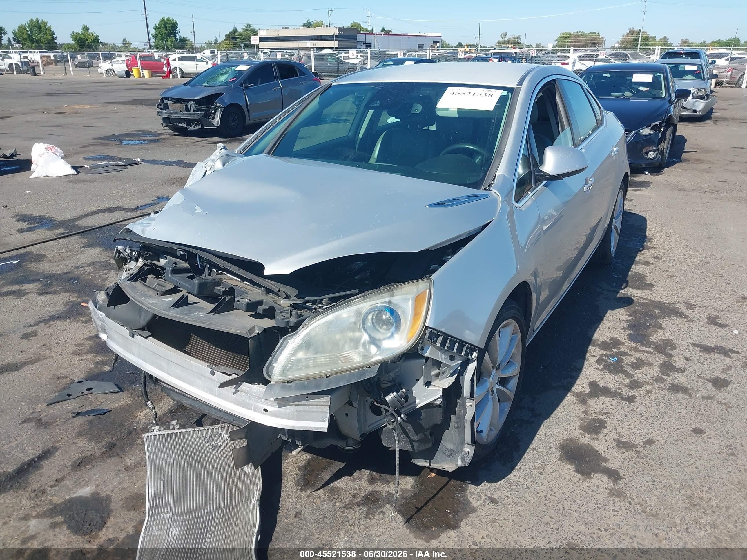 2014 Buick Verano Convenience Group Silver vin: 1G4PR5SK8E4141751