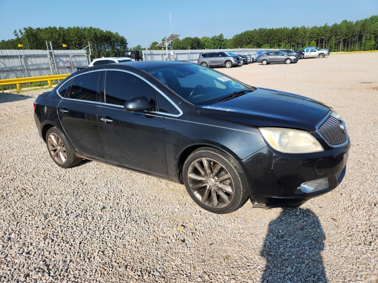 2014 Buick Verano Convenience Black vin: 1G4PR5SK8E4152460 Damage: Front Bumper Cover Lower, Broken, Replacement Required