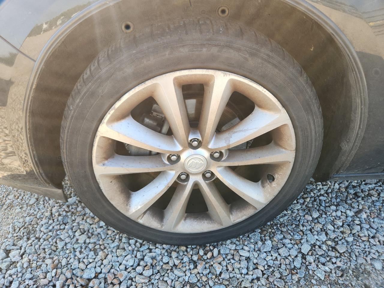 2014 Buick Verano Convenience Black vin: 1G4PR5SK8E4152460 Damage: Left Front Wheel, Curb Rash, 5 To 6 Inches