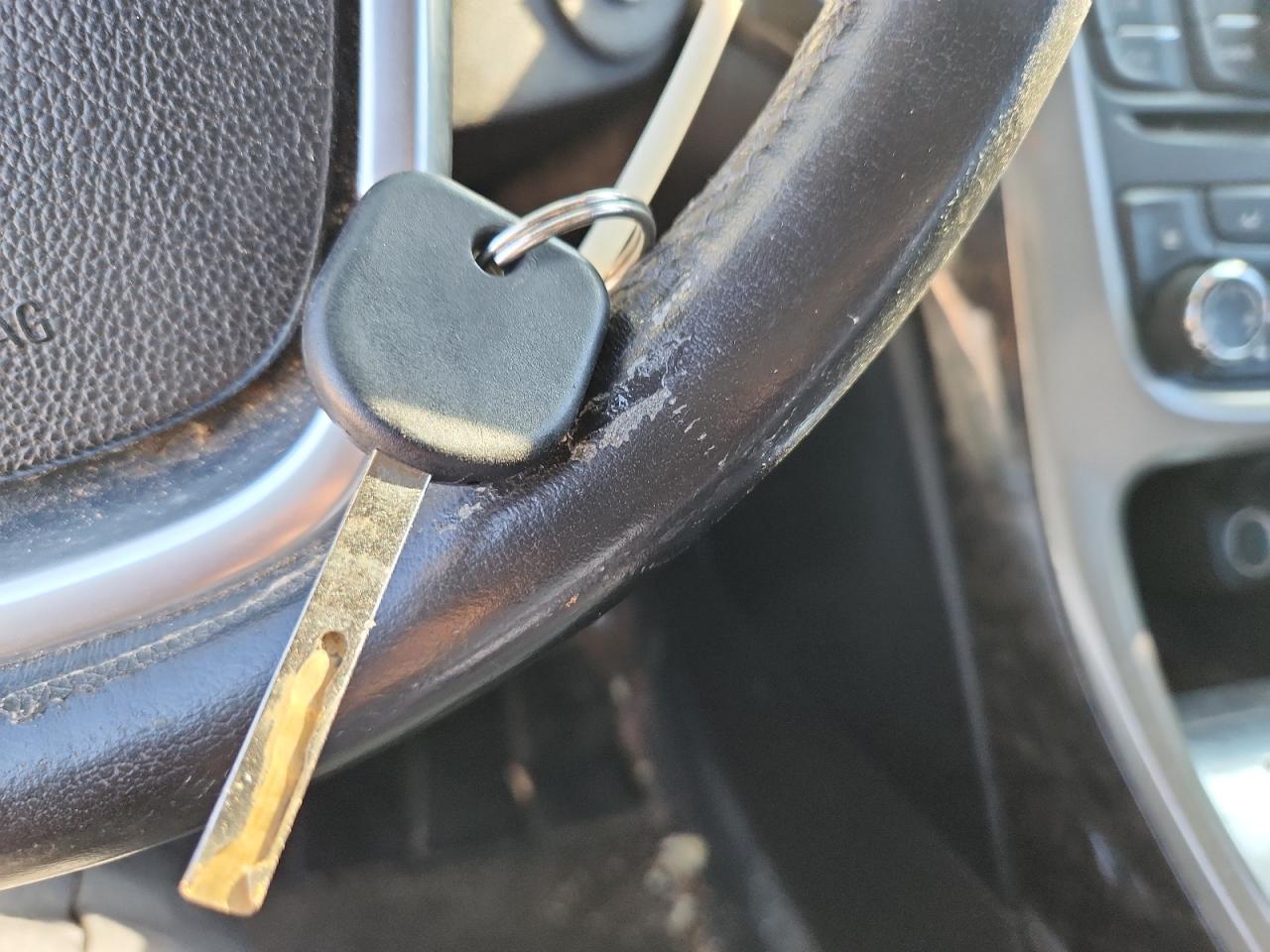 2014 Buick Verano Convenience Black vin: 1G4PR5SK8E4152460 Damage: Steering Wheel, Worn, Replacement Required