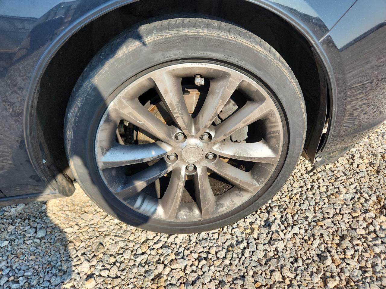 2014 Buick Verano Convenience Black vin: 1G4PR5SK8E4152460 Damage: Right Front Wheel, Curb Rash, 6 To 7 Inches