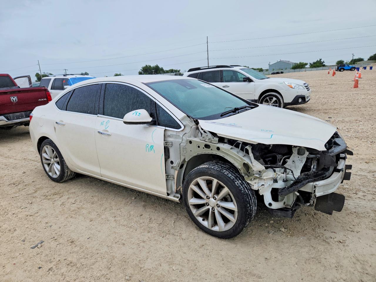 2014 Buick Verano Convenience White vin: 1G4PR5SK8E4178959
