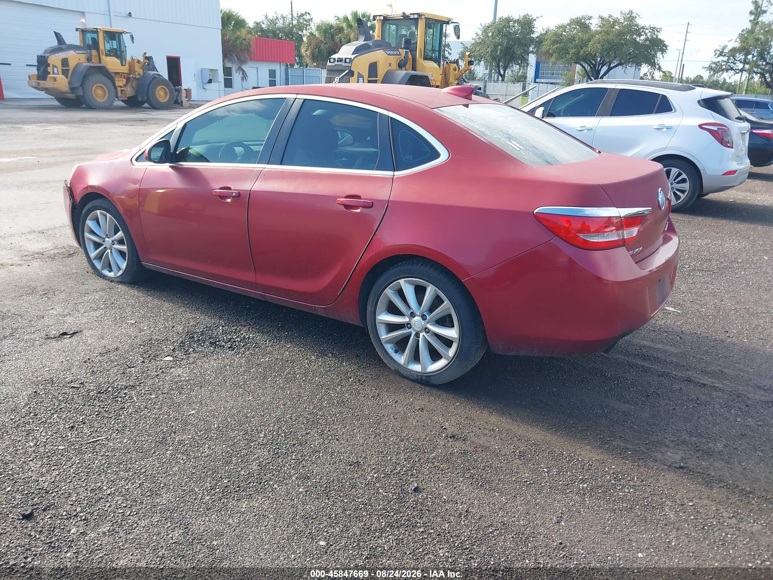 2015 Buick Verano Convenience Group Red vin: 1G4PR5SK8F4147082