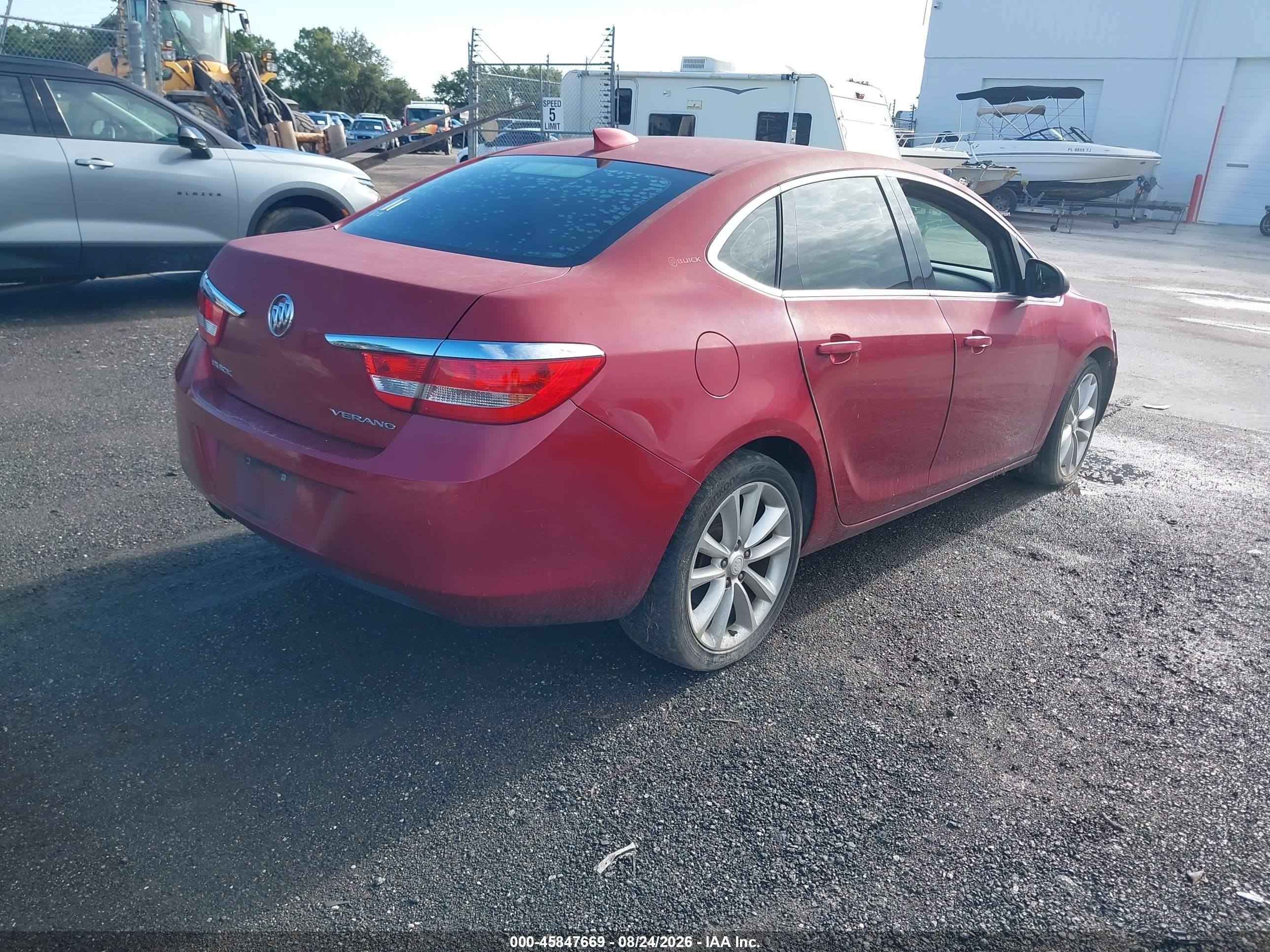 2015 Buick Verano Convenience Group Red vin: 1G4PR5SK8F4147082