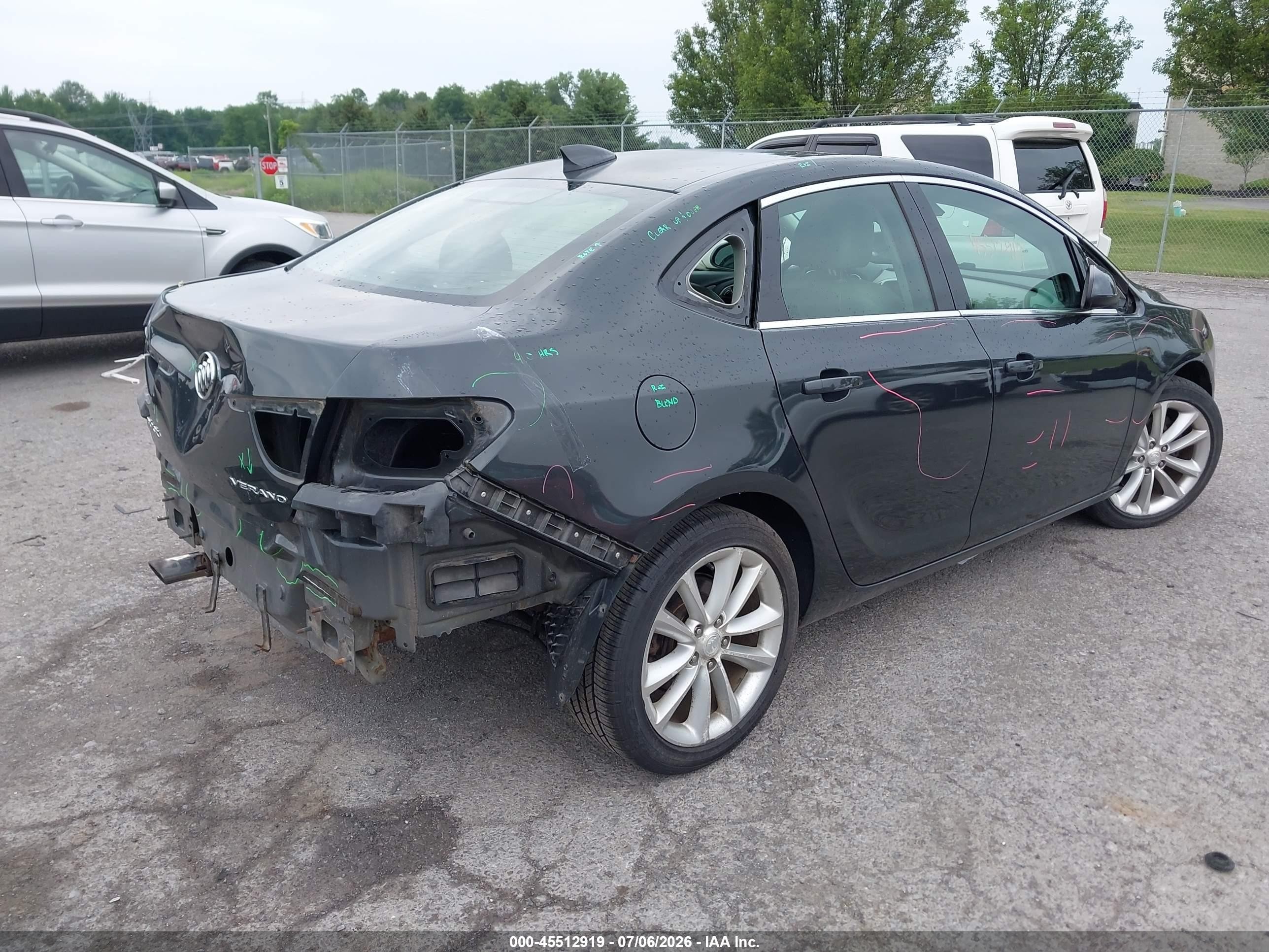 2015 Buick Verano Convenience Group Черный vin: 1G4PR5SK8F4166537