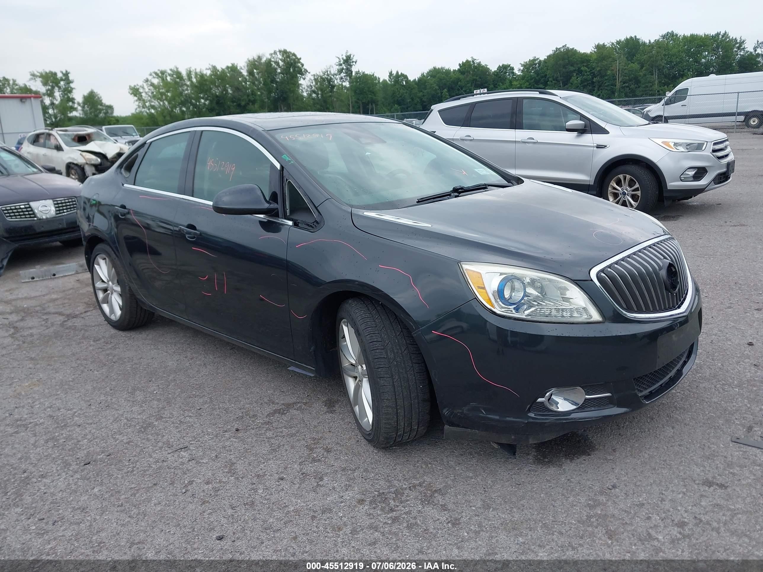 2015 Buick Verano Convenience Group Черный vin: 1G4PR5SK8F4166537