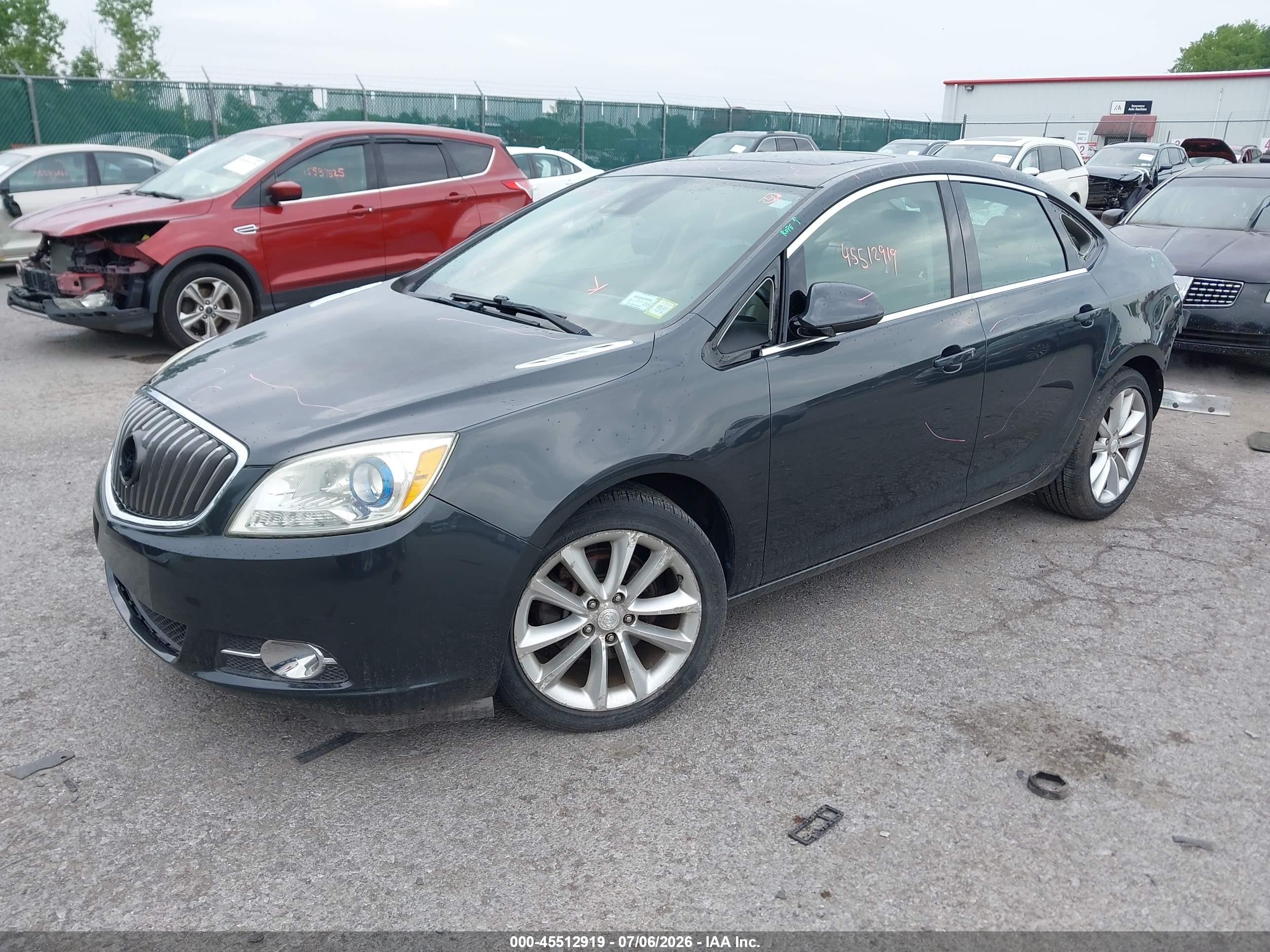 2015 Buick Verano Convenience Group Черный vin: 1G4PR5SK8F4166537
